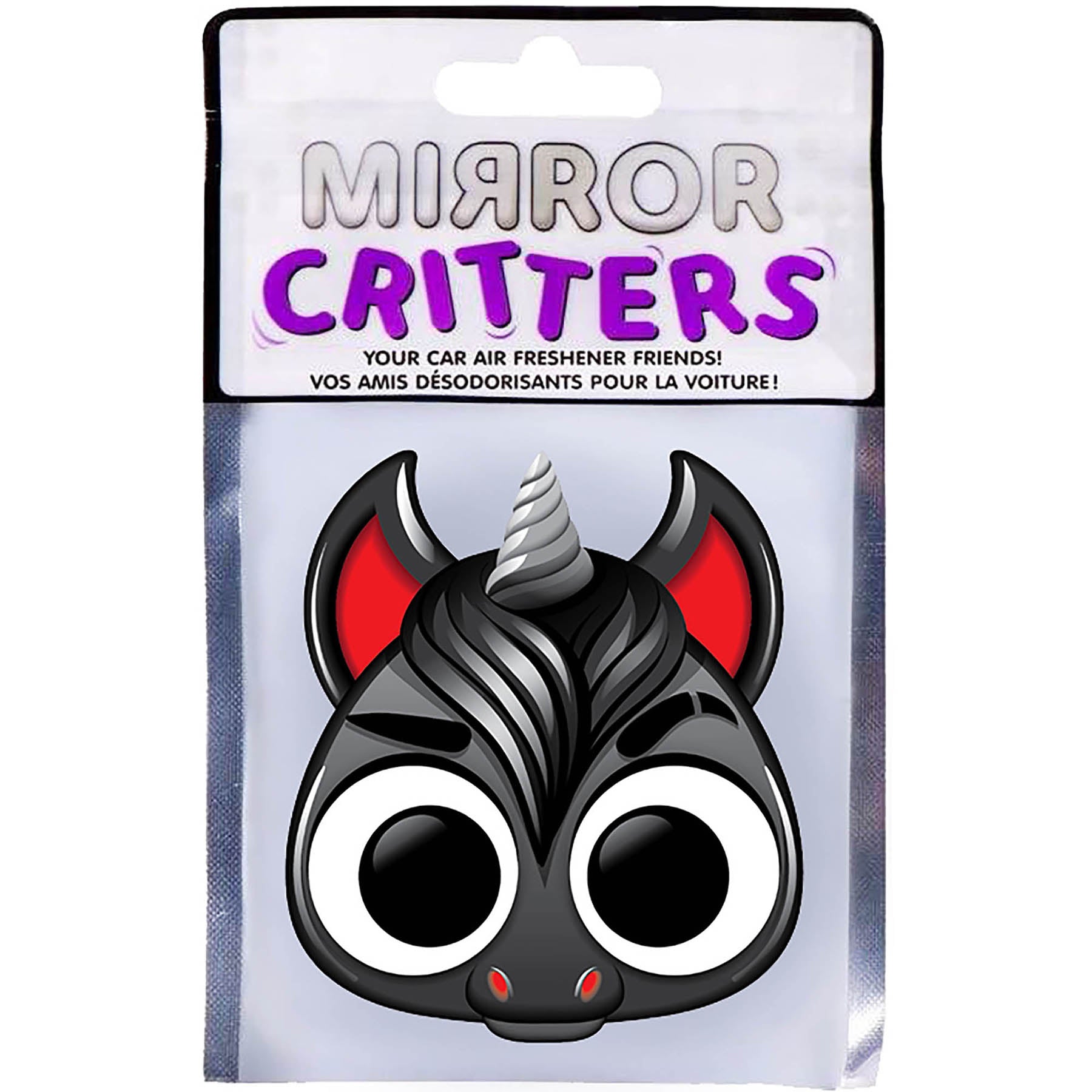 Mirror Critters Car Air Freshener Black Stallion - Black Night Fragrance 3.5x3in