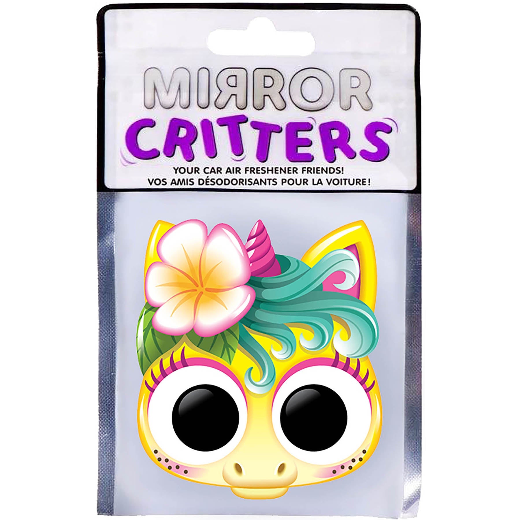 Mirror Critters Car Air Freshener Tropicana - Tropical Fragrance 3.5x3in