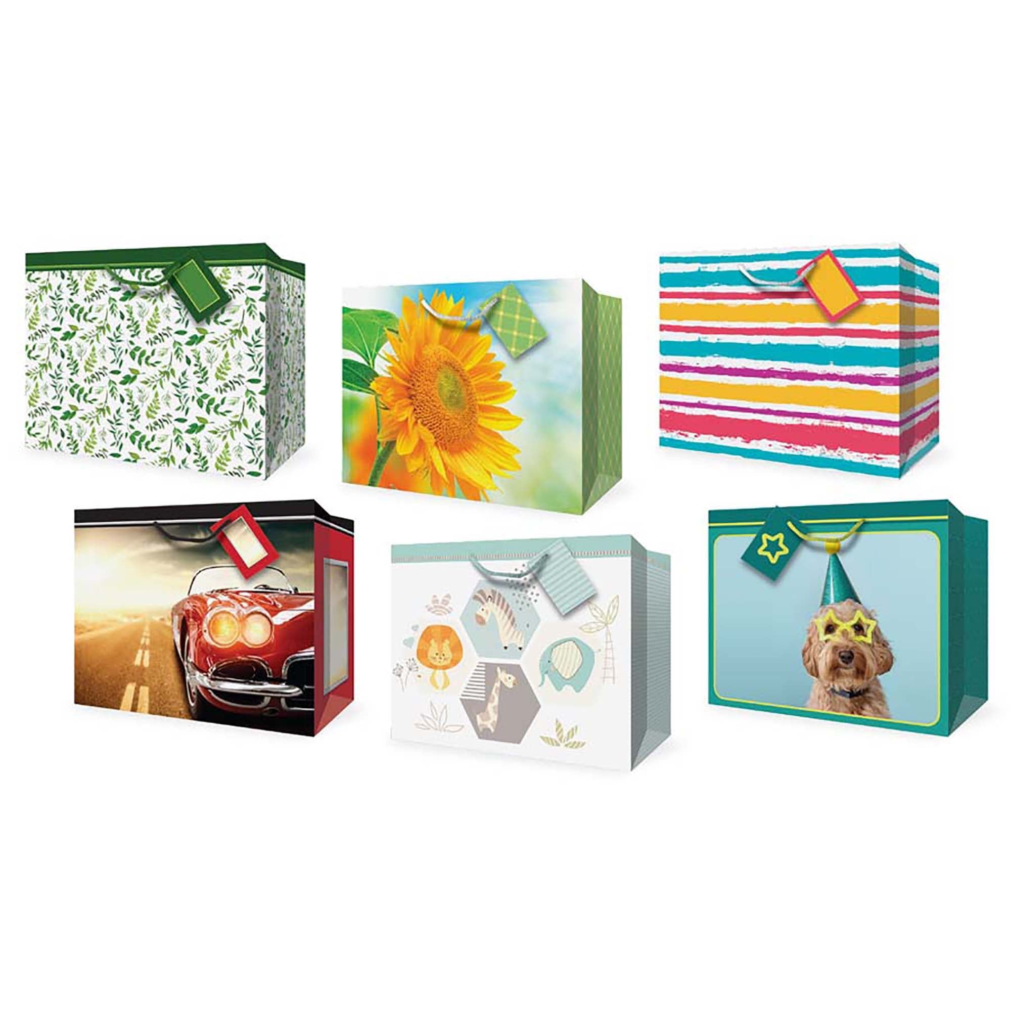 Mill Brook Gift Bag - Extra Wide Horizontal 13x10x10in