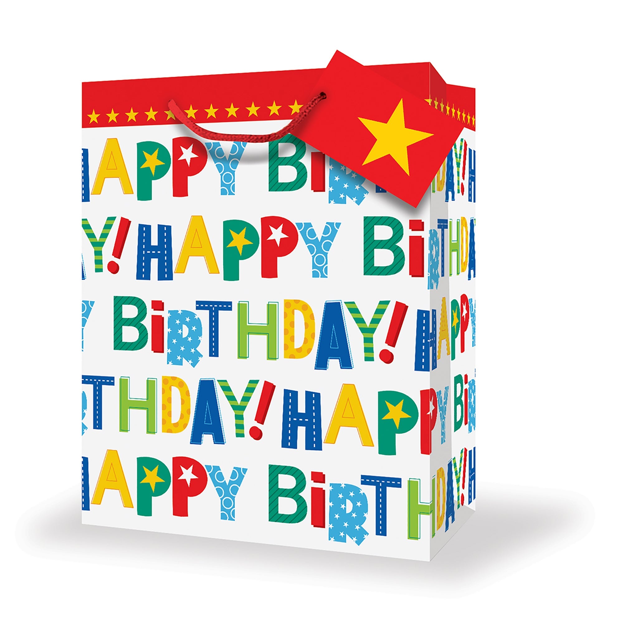 Mill Brook Gift Bag - Birthday Large 10.5x12.75x5.5in