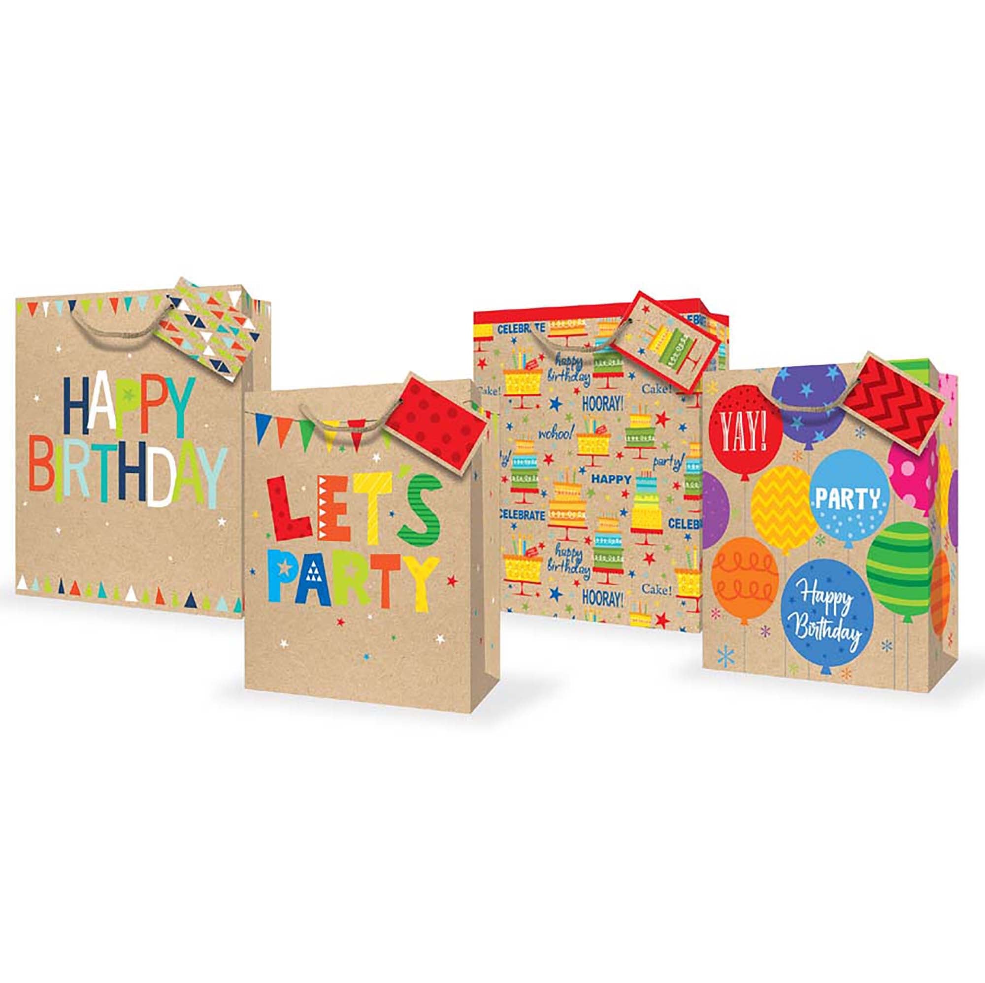 Mill Brook Gift Bag - Lets Party Large 10.5x12.75x5.5in