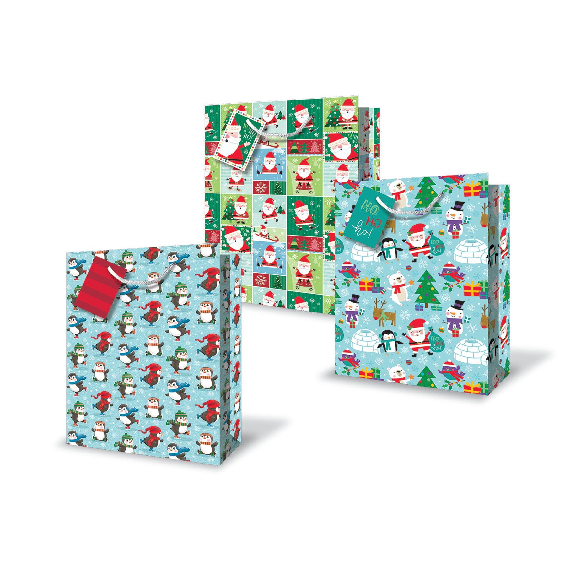 Christmas Giant Gift Bag 19Wx29Hx7D in