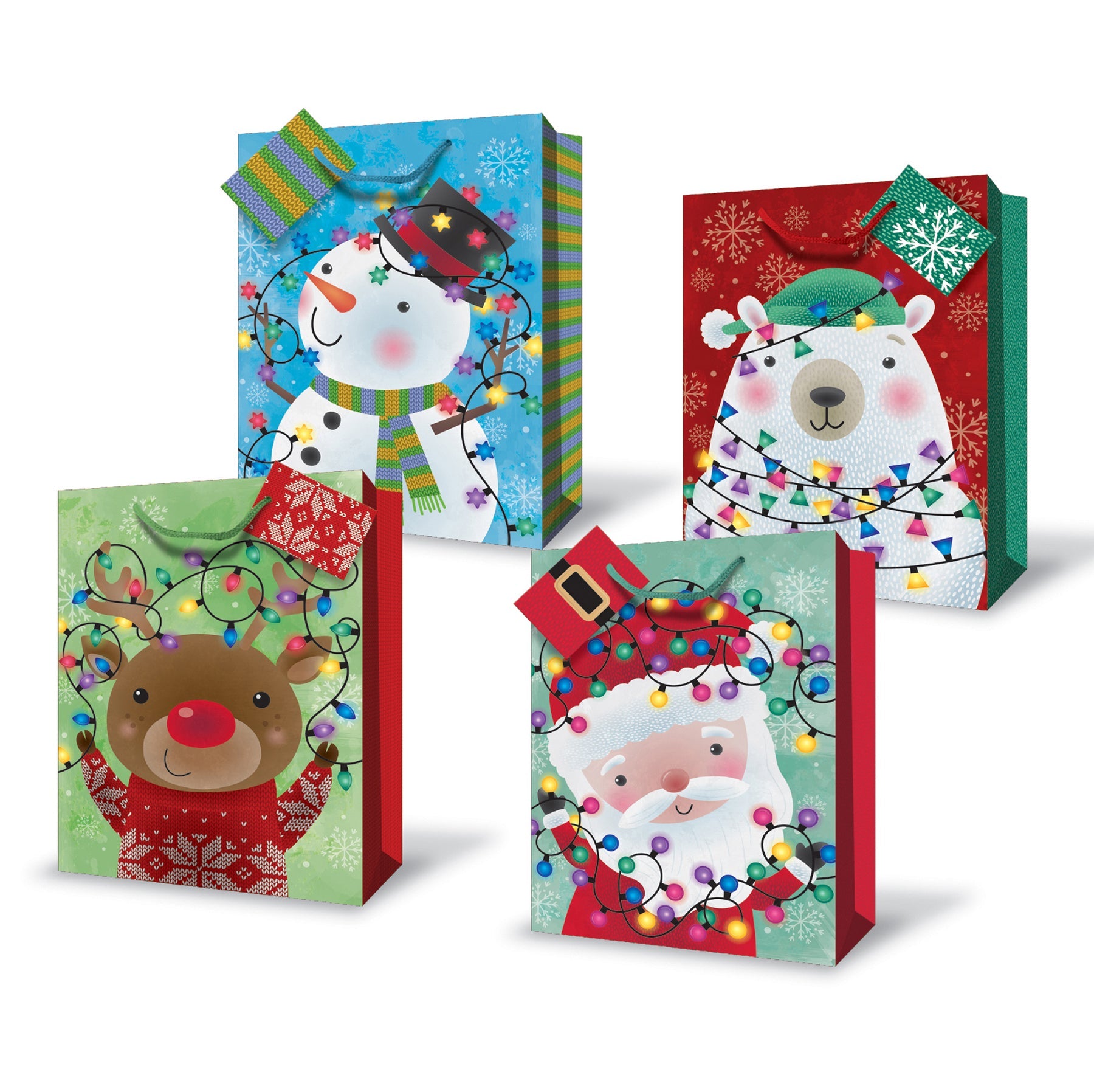 Christmas Extra Jumbo Gift Bag 16.75Wx23Hx10D in