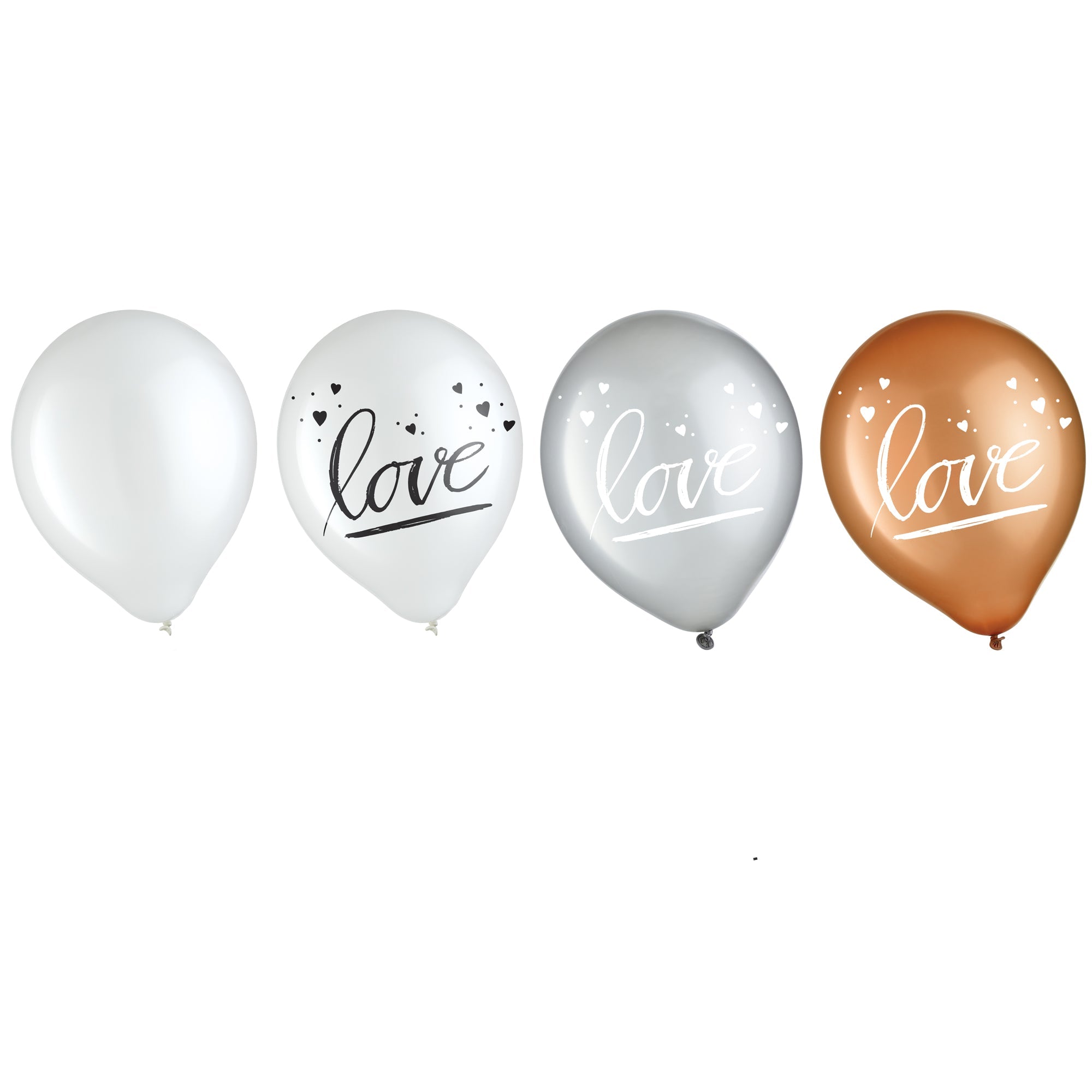 Navy Bride 15 Latex Balloons  Asst. Colors  12in