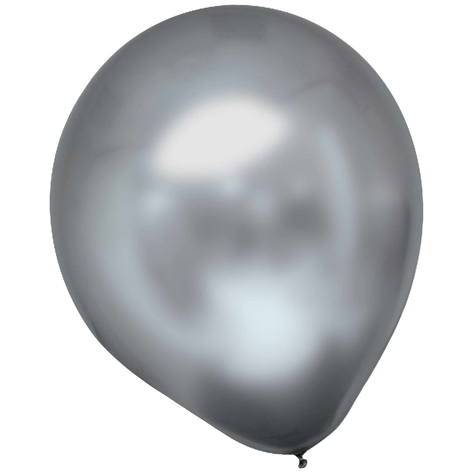 6 Satin Luxe Latex Balloons  Platinium  11in