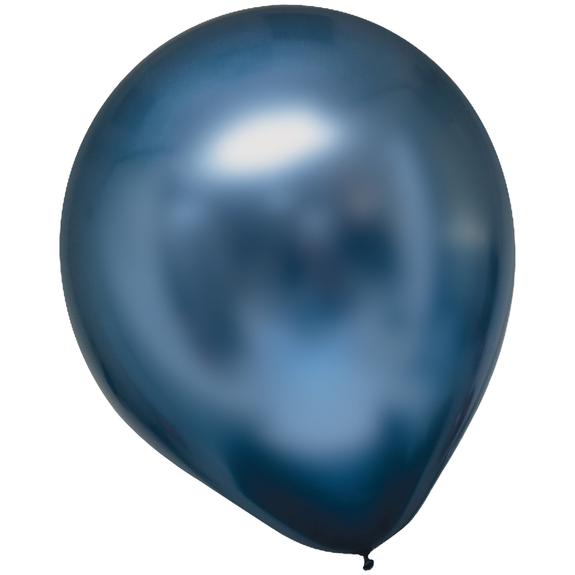 6 Satin Luxe Latex Balloons  Azure  11in