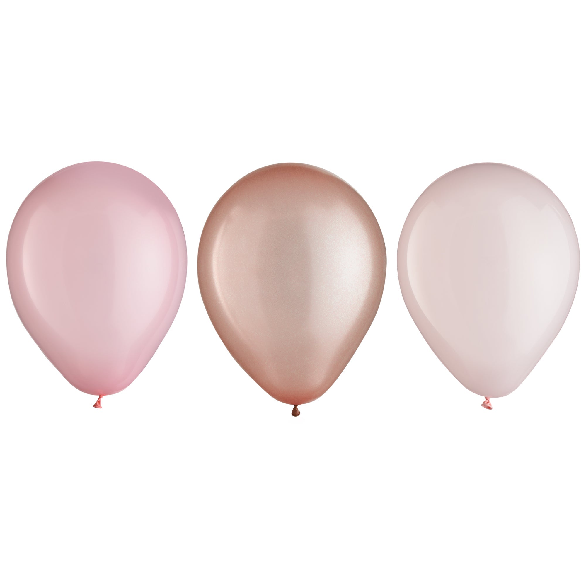 25 Latex Balloons  Rose Gold  5in