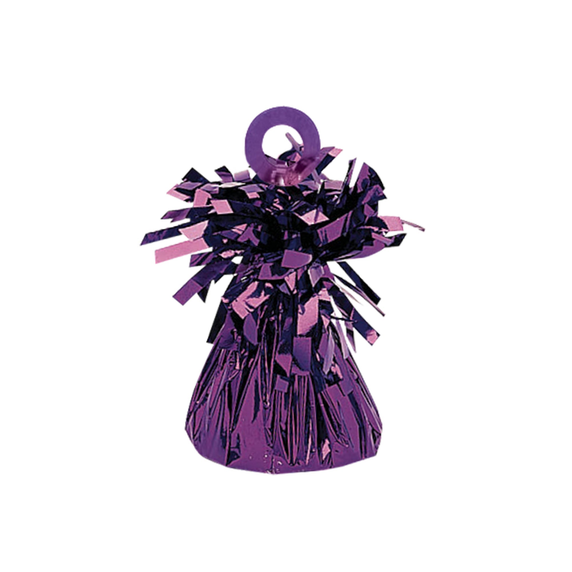 Small Foil Balloon Weight  Purple