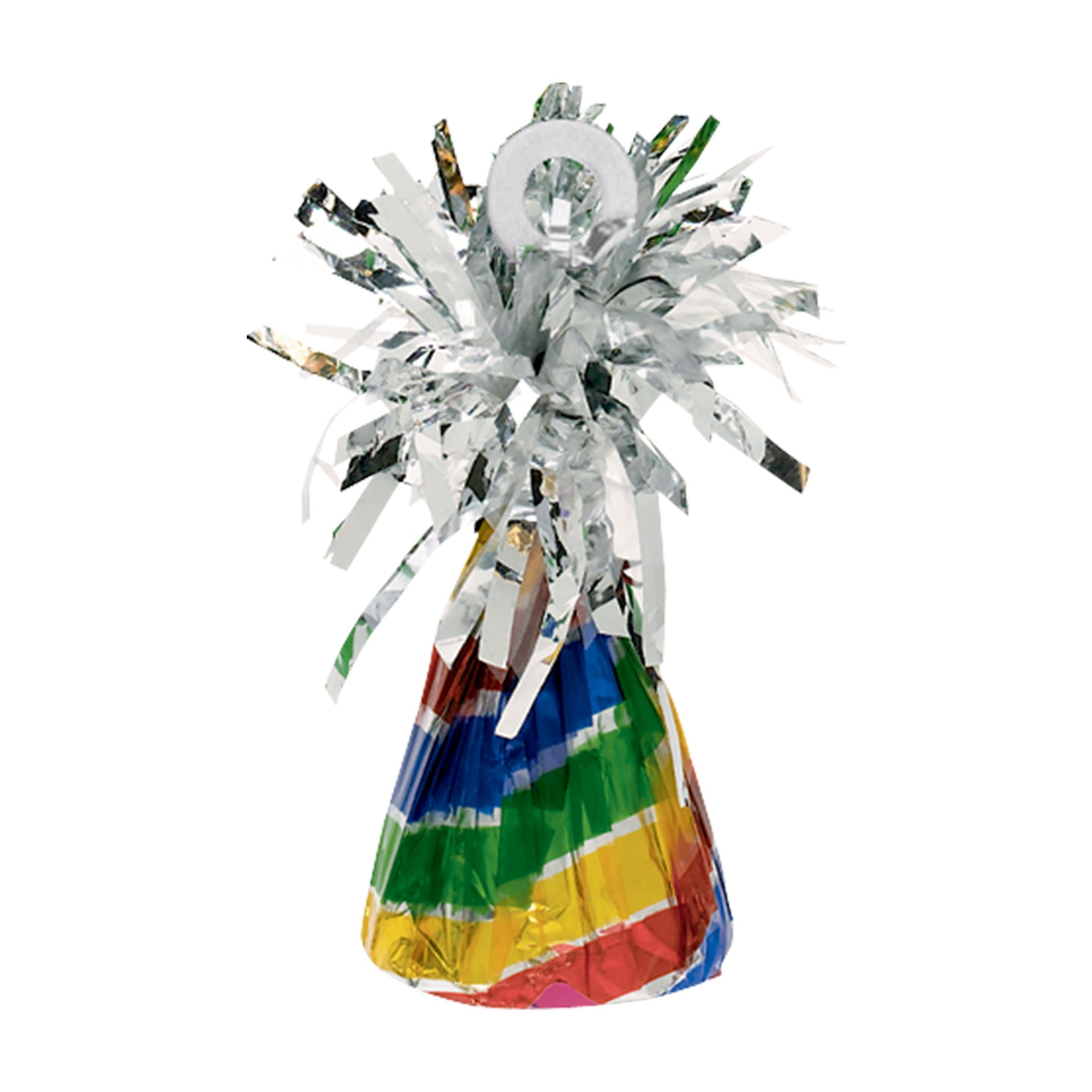 Small Foil Balloon Weight  Rainbow