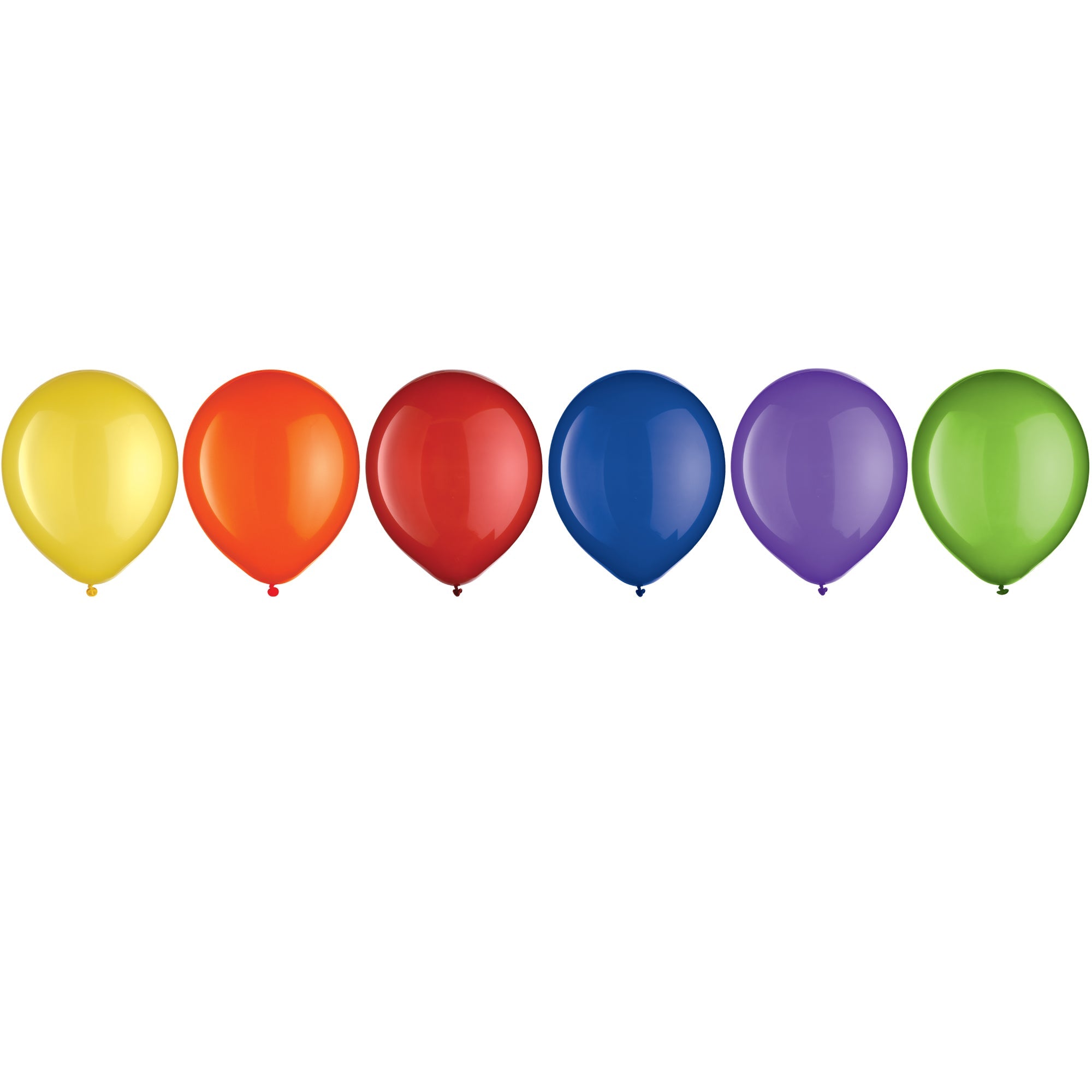 72 Latex Balloons  Primary Color  12in