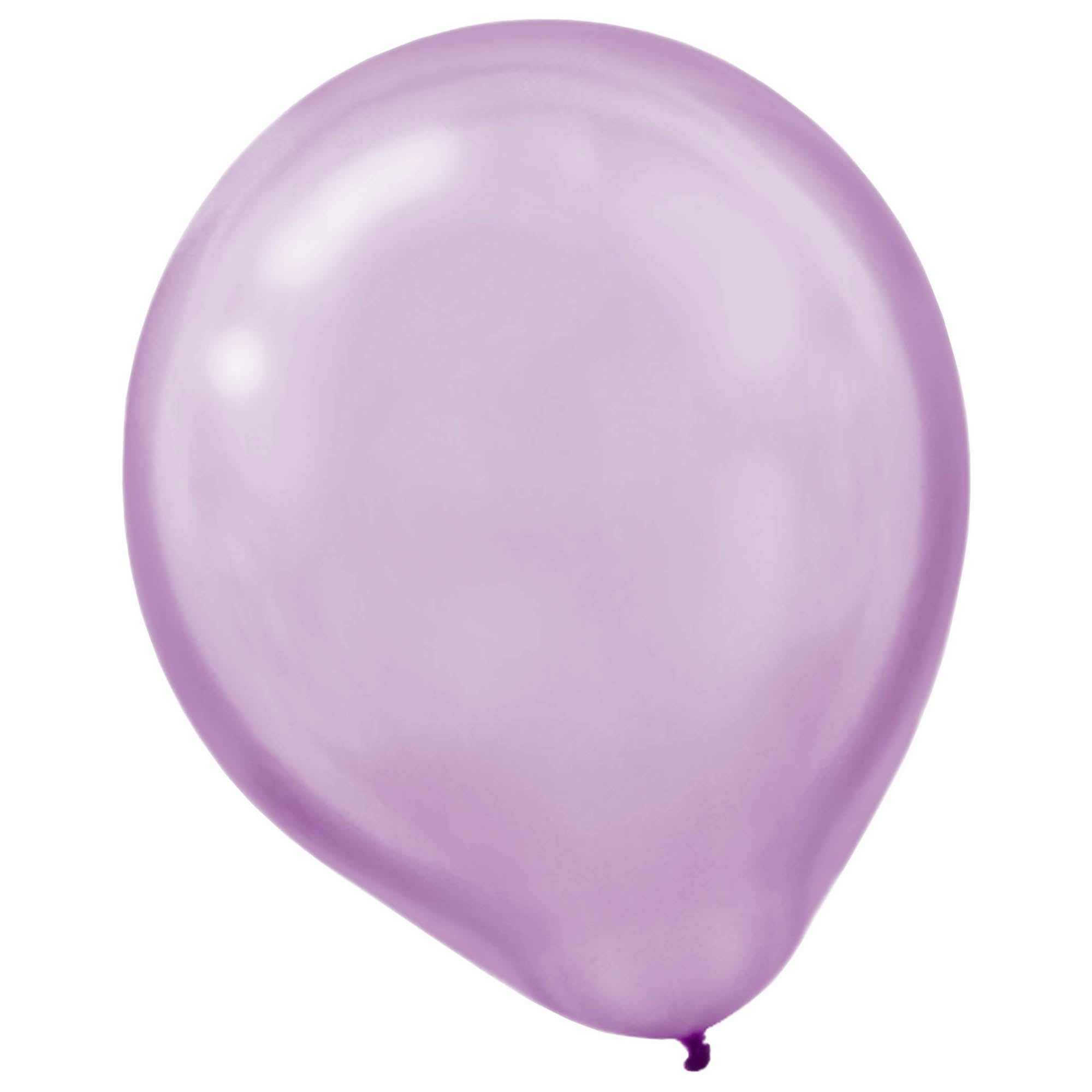 15 Pearlized Latex Balloons  Lavender  12in