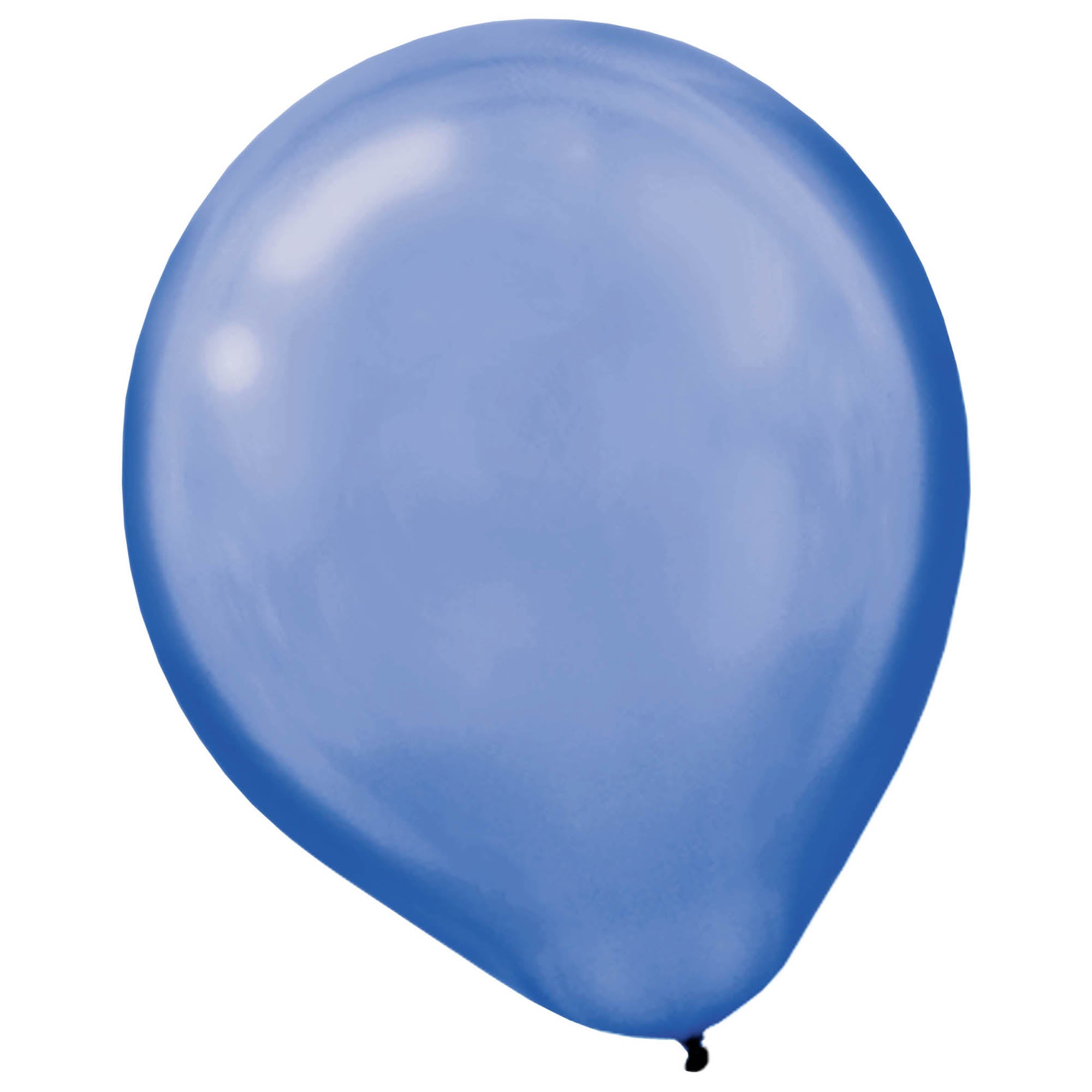 15 Pearlized Latex Balloons  Royal Blue  12in
