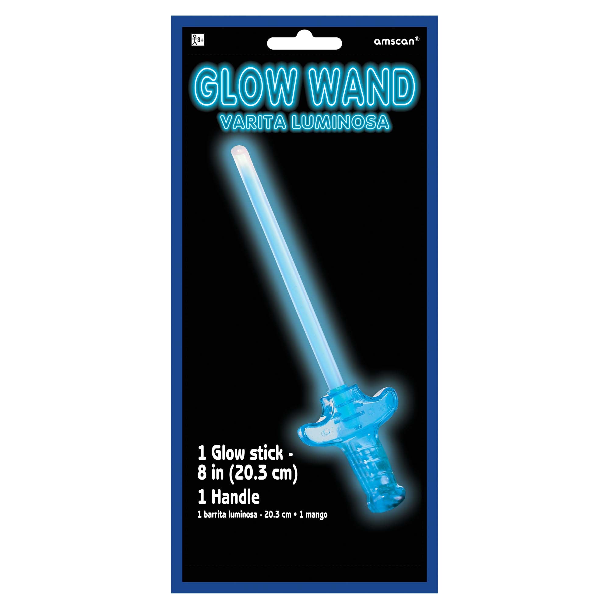 Glow Stick Wand  Blue Saber  8in