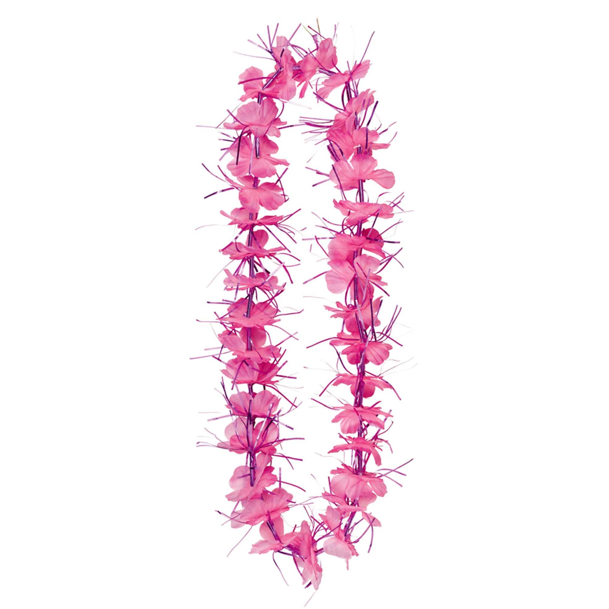 Tinsel Lei  Pink  40in