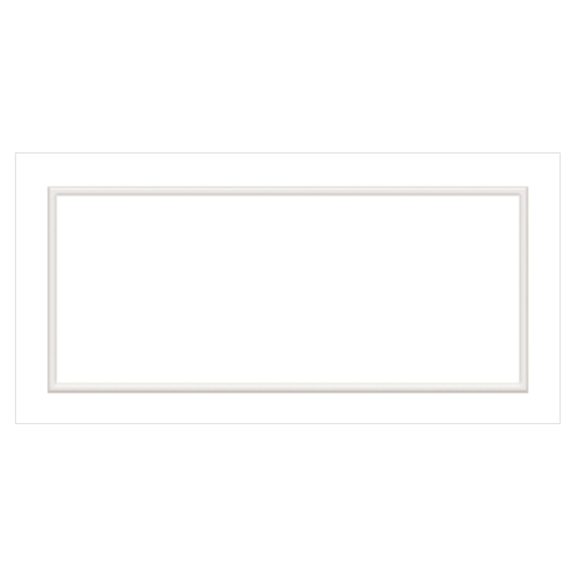 50 Folded Pearlized Place Cards  White   2x4in