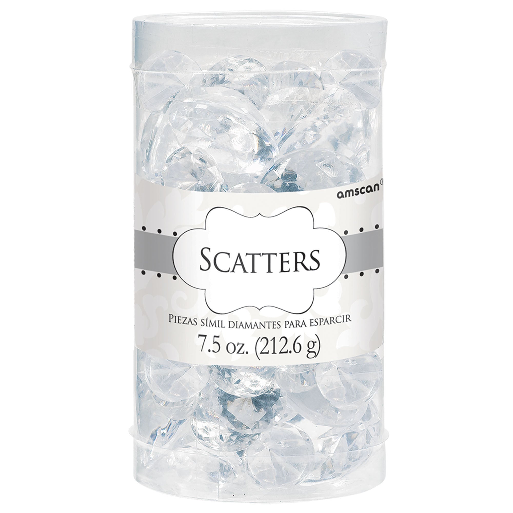 Scatters Plastic  Clear  7.5oz