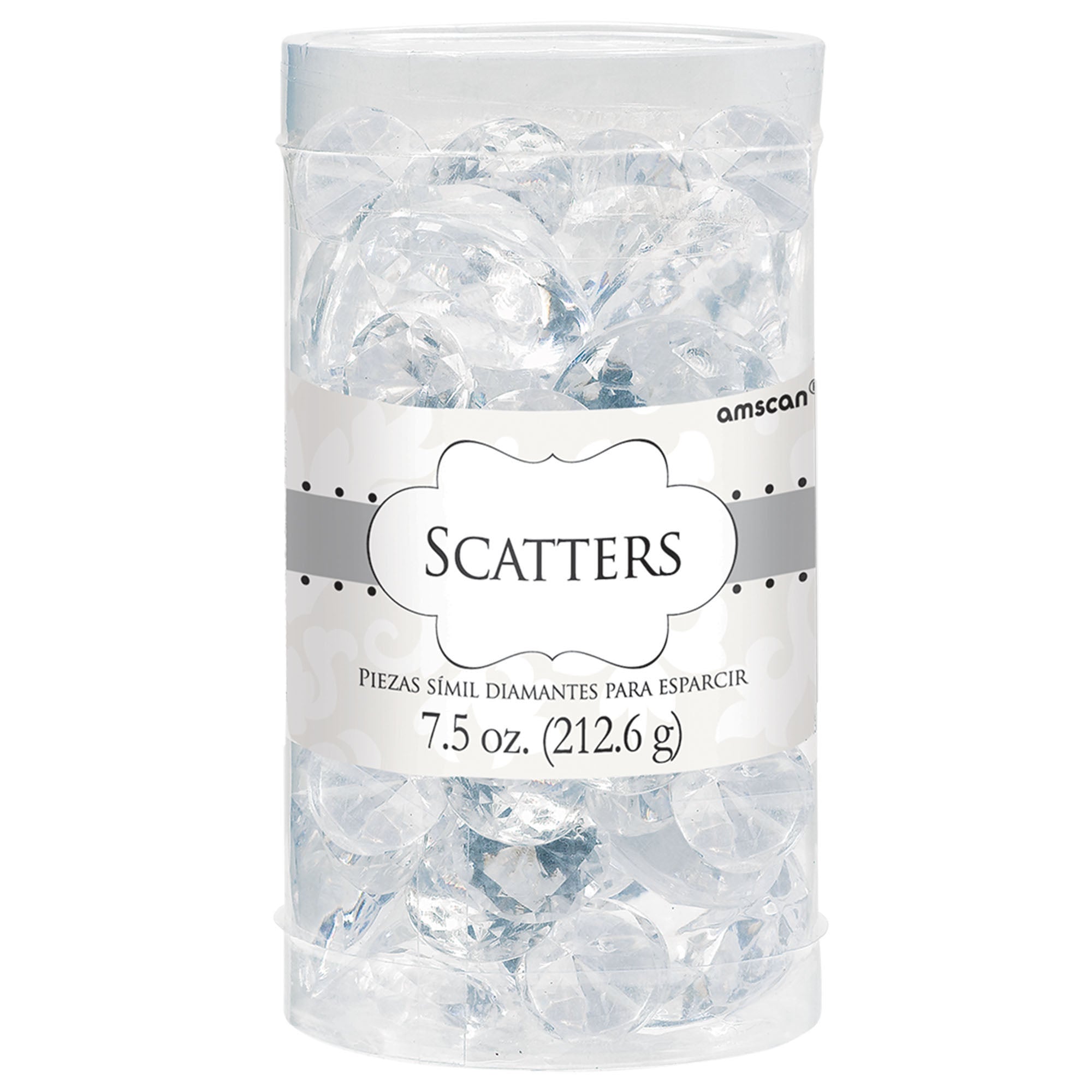 Scatters Plastic  Clear  7.5oz