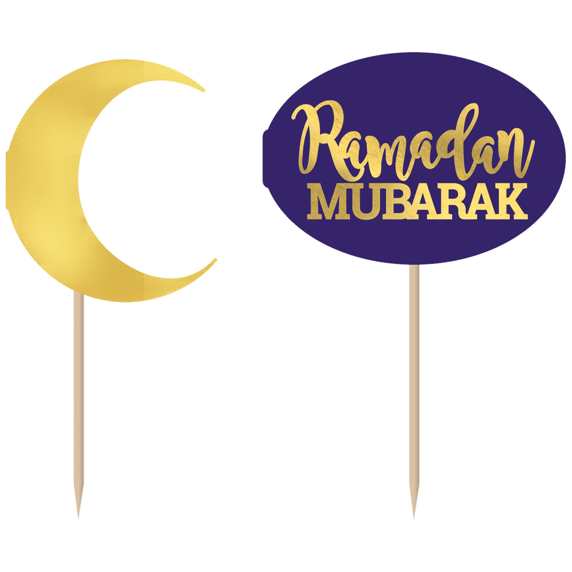 Eid 24 Ramadan Cupcake Picks