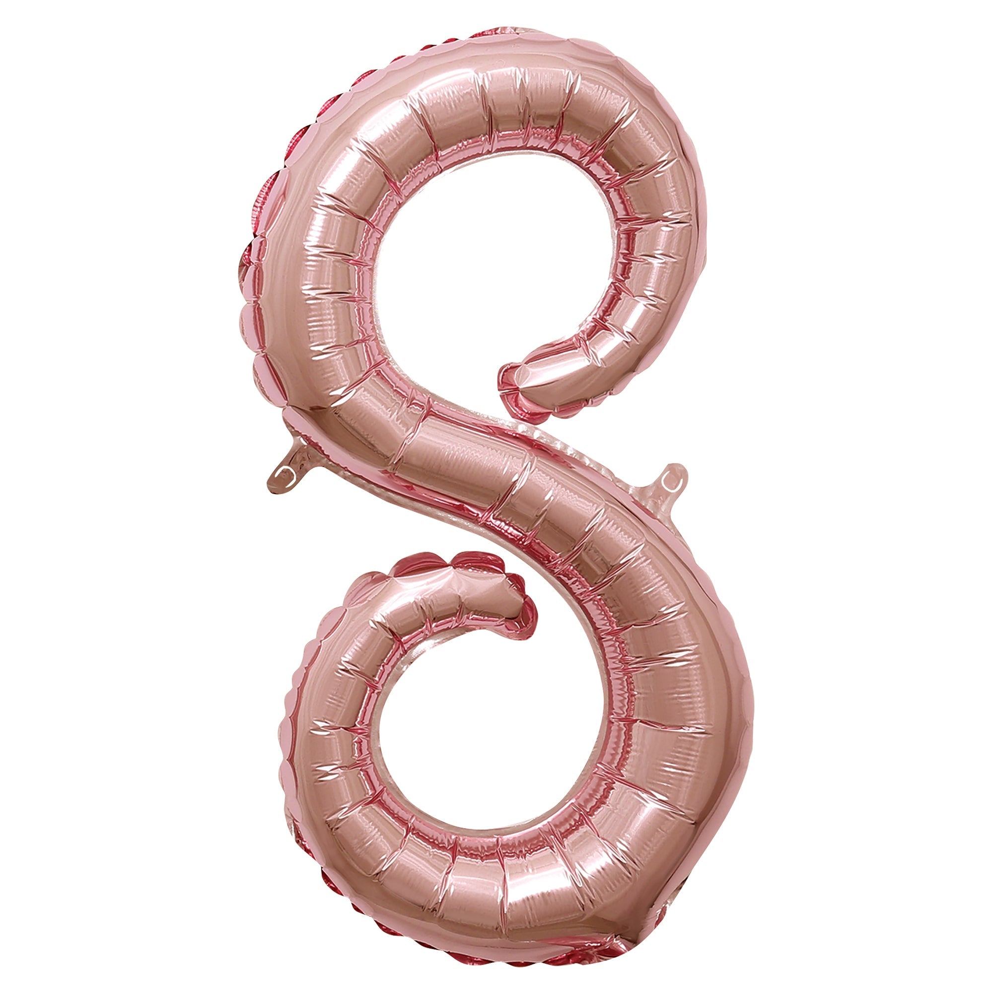 Air-Filled Balloon  Number 8  Rose Gold  16in