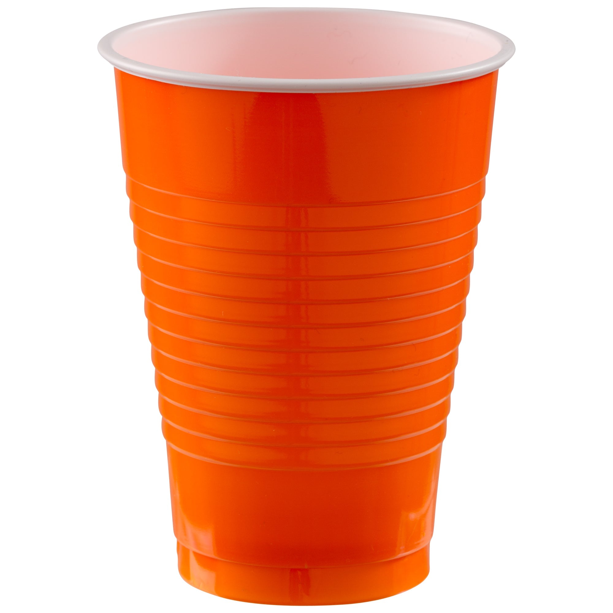 Plastic Cups  Orange Peel  20 pcs  12oz