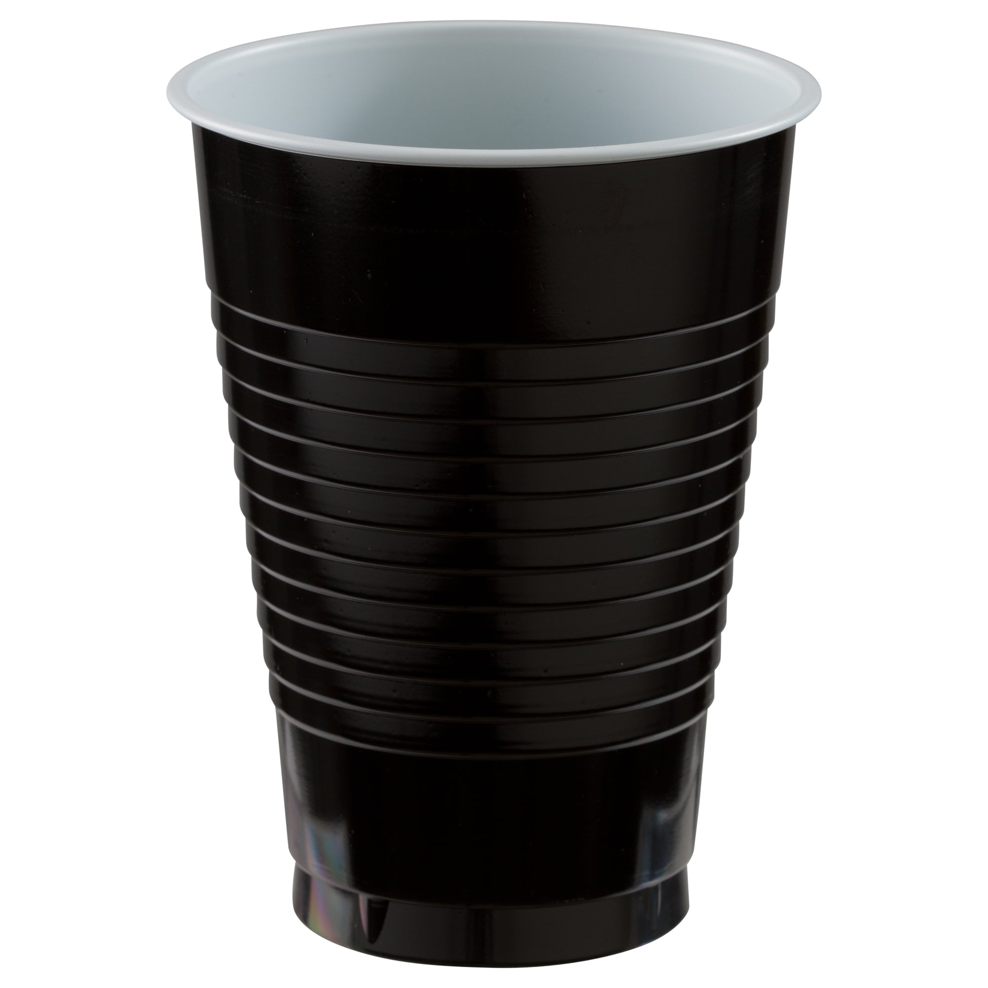 Plastic Cups  Jet Black  20 pcs  12oz