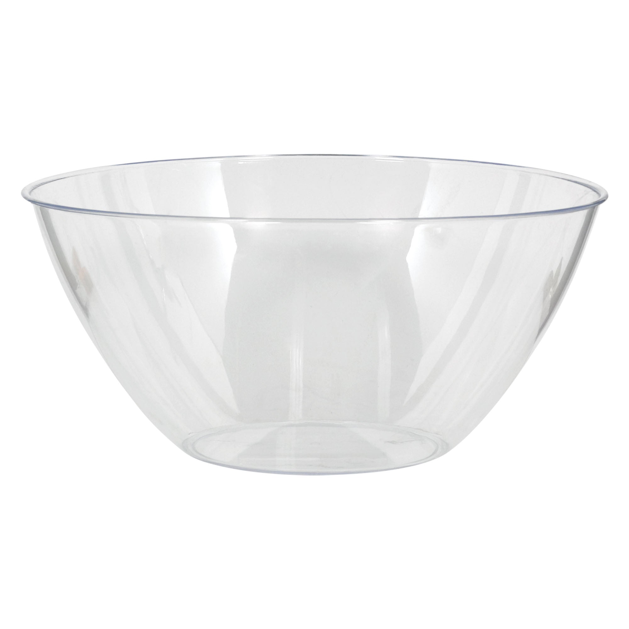 Plastic Bowl  Clear  2 qts 