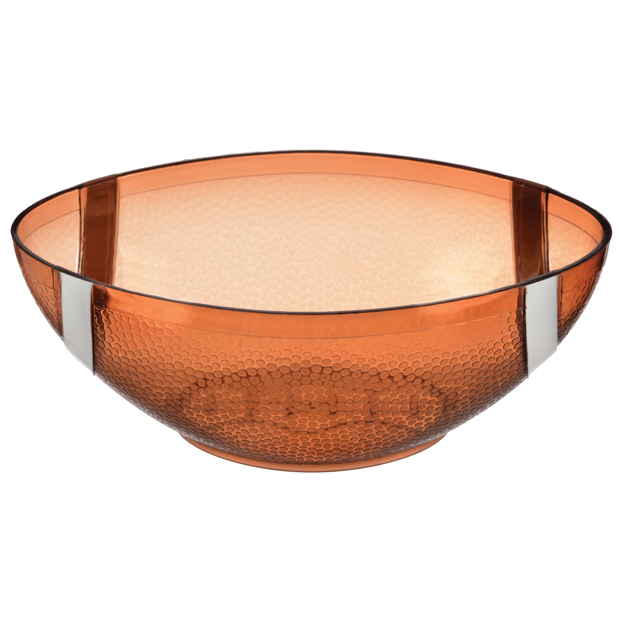 Football Small Plastic Bowl  8oz  5.25x3.5x1.75in