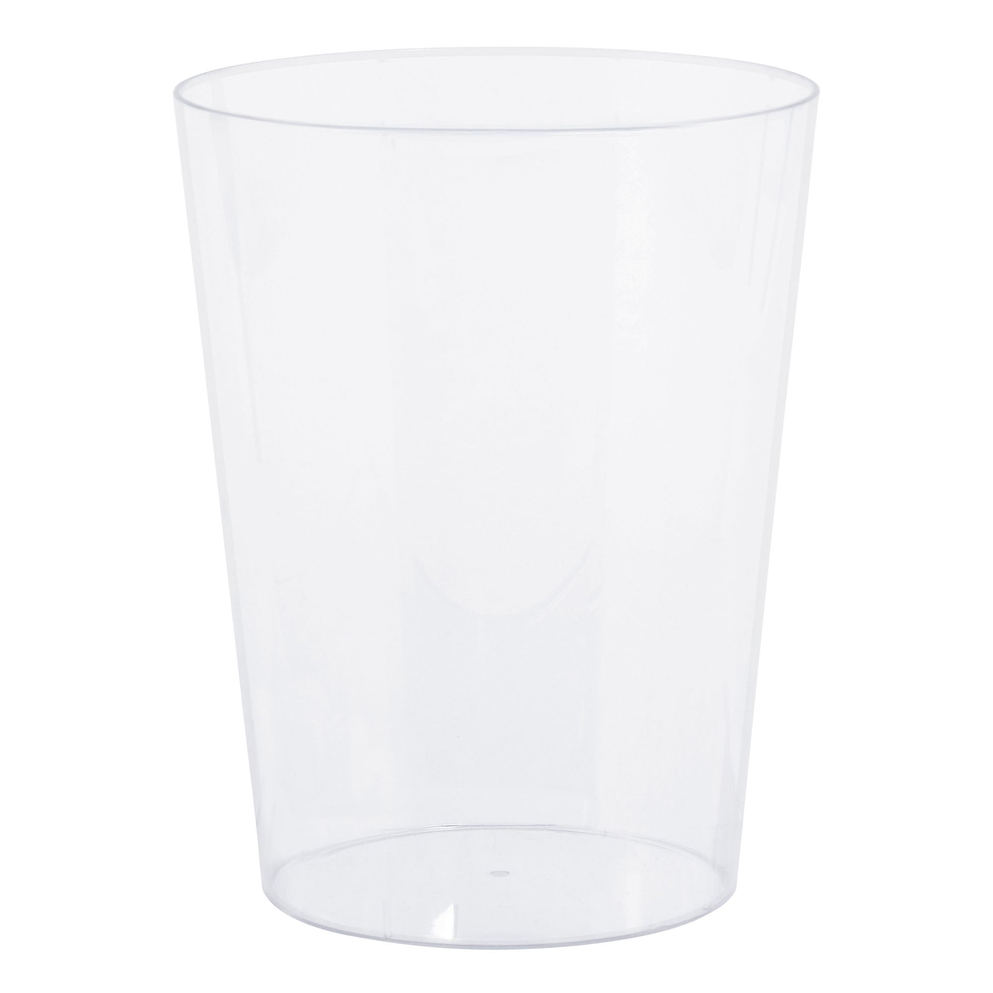 Large Cylinder Container  Plastic Clear  7.6in