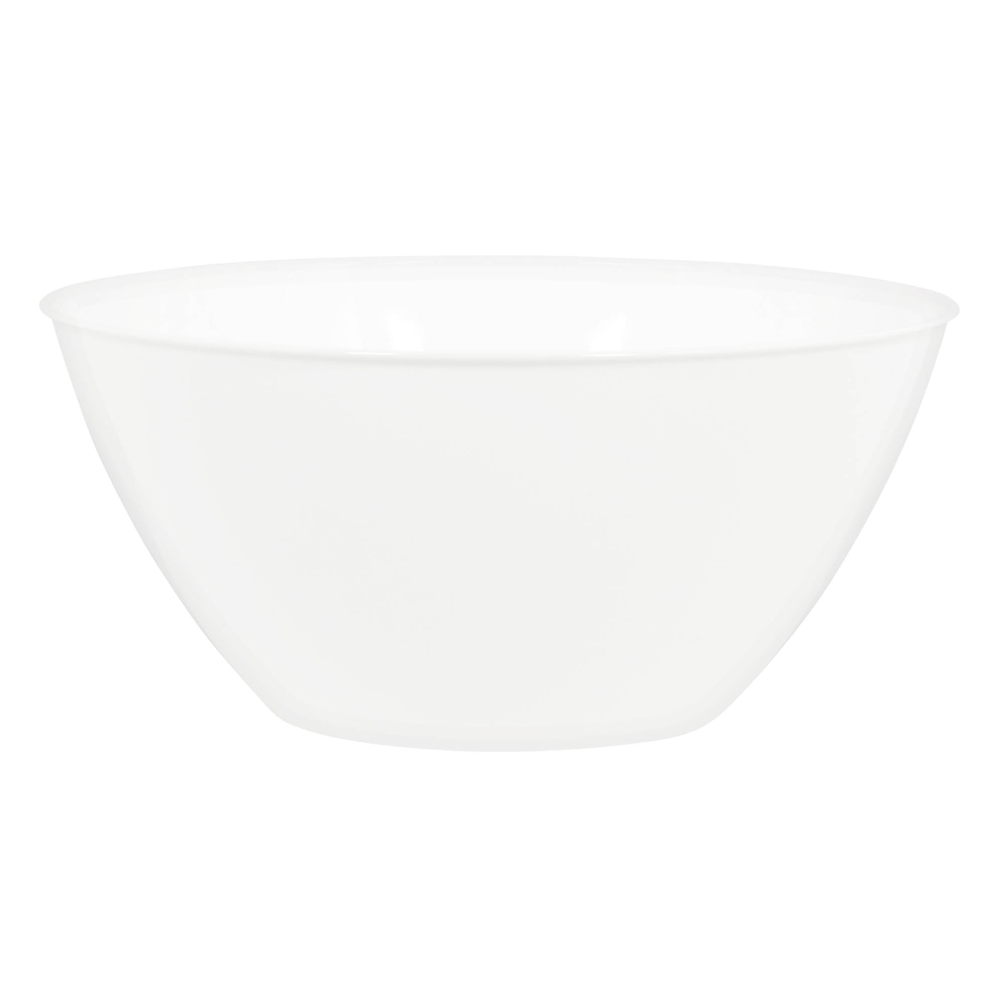 Plastic Bowl  Frosty White  5qts