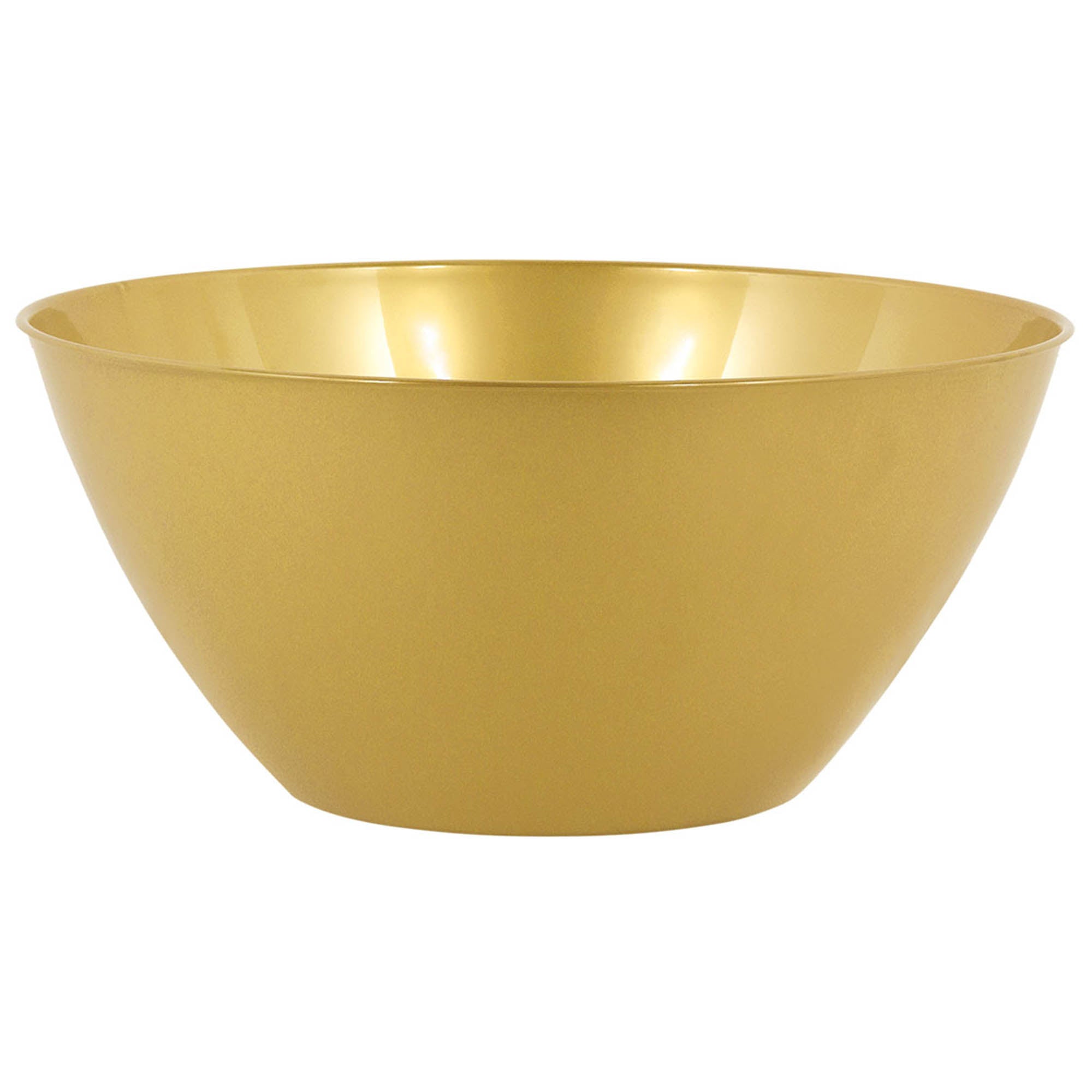 Plastic Bowl  Gold  5qts