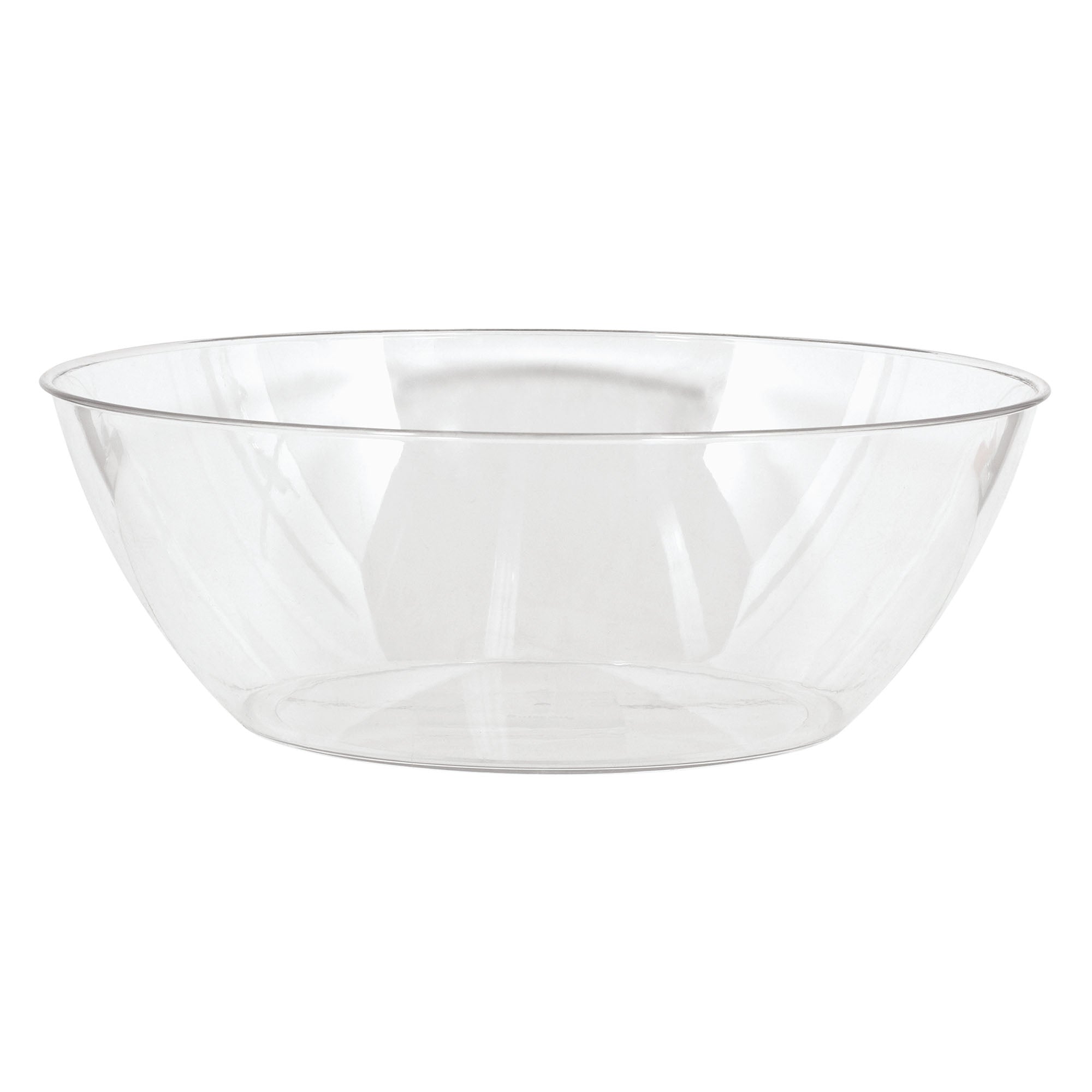 Plastic Bowl  Clear  10 qts