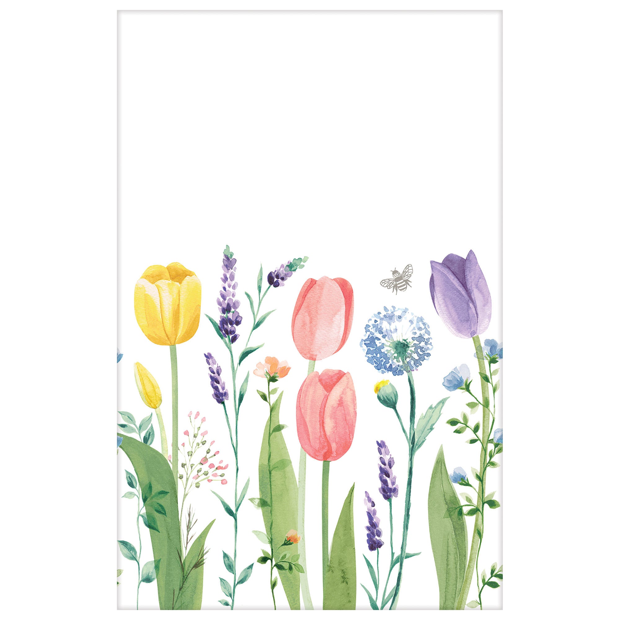 Tulip Garden Plastic Tablecover