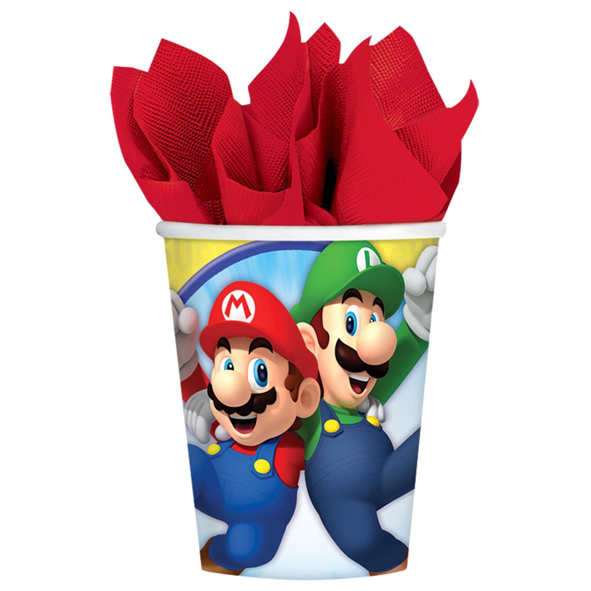 Super Mario Brothers 8 Cups  9oz
