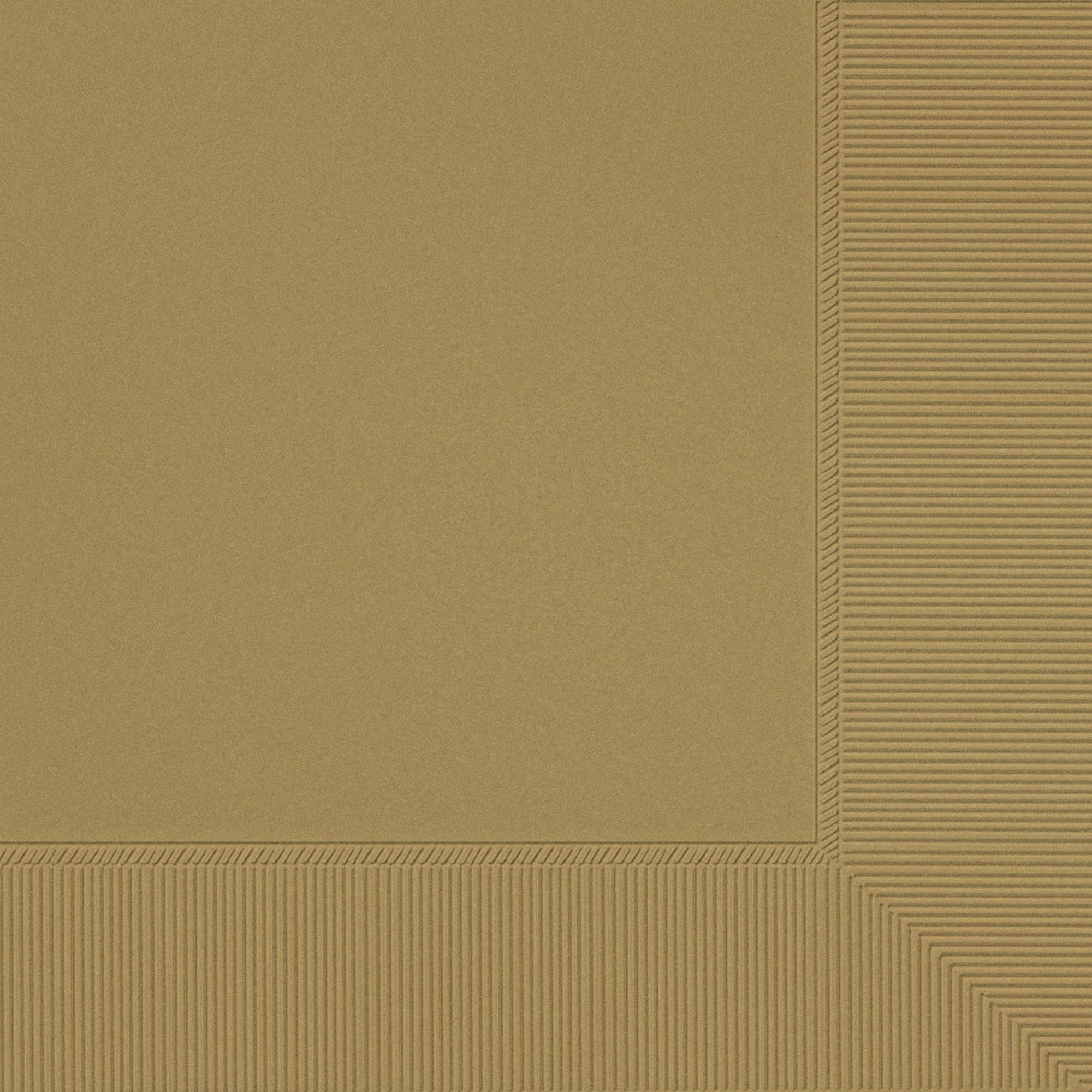 Beverage Napkins  Gold  40 pcs  9.875x9.875in  2 ply
