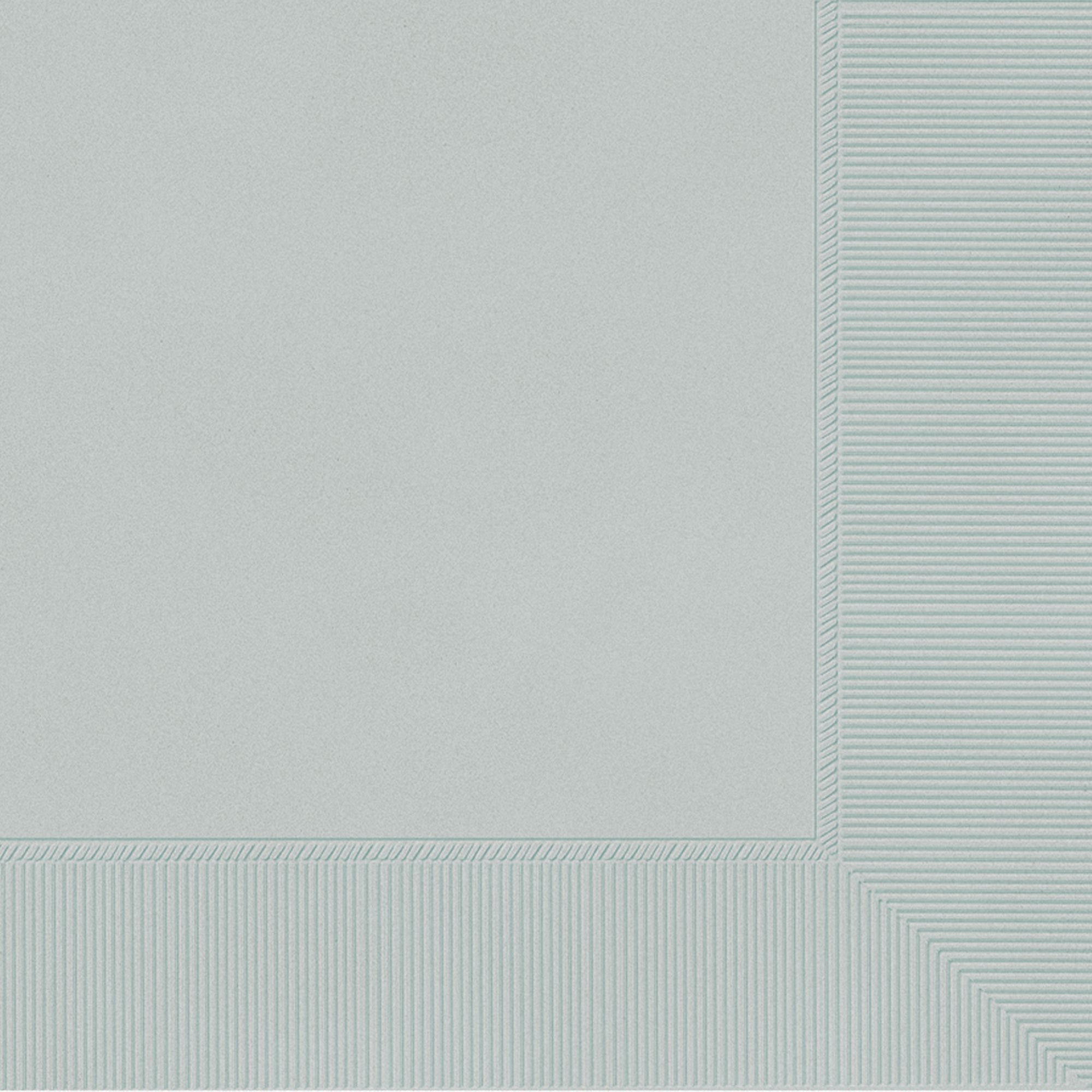 Luncheon Napkins  Silver  40 pcs  13x13 in  2 Ply