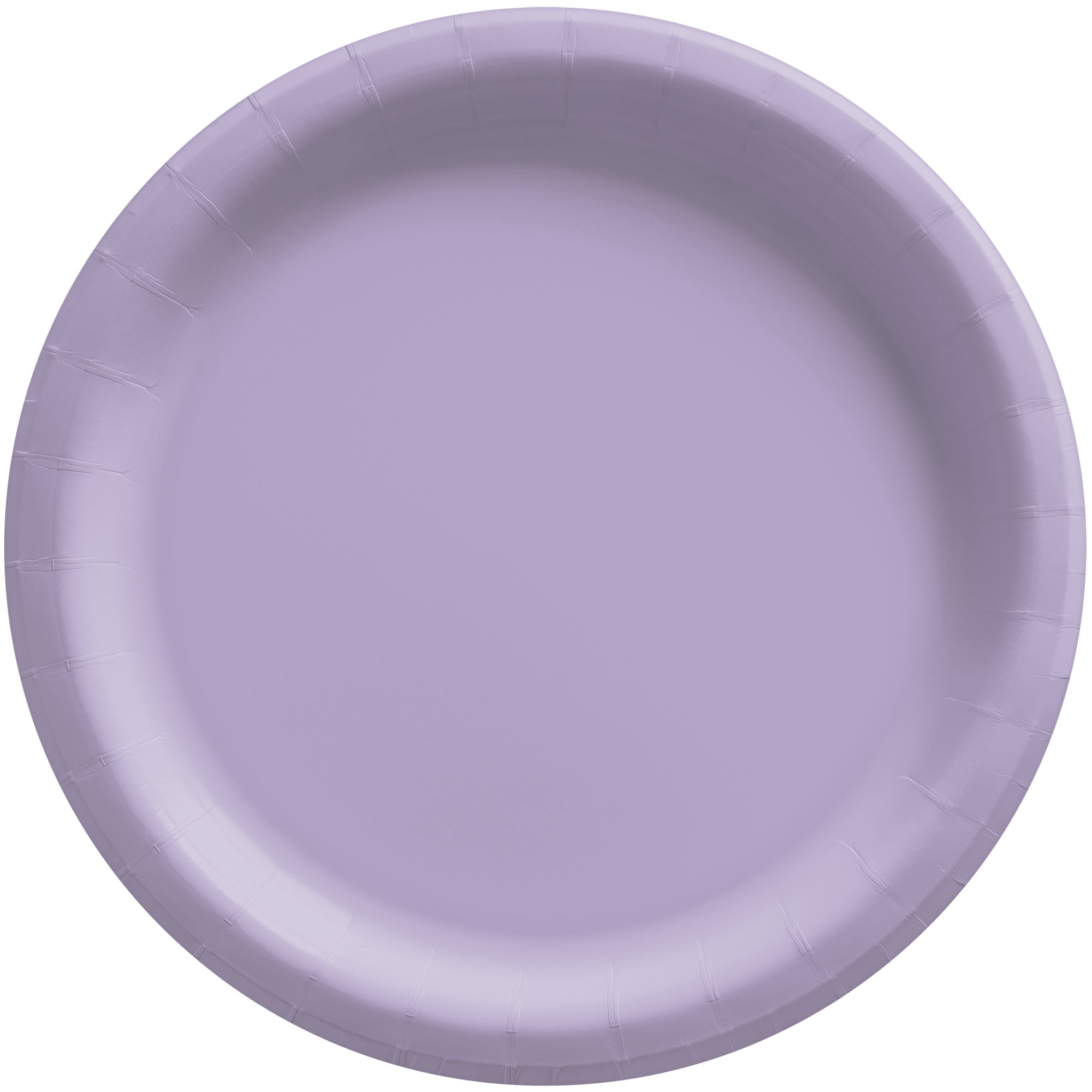 Round Paper Plates  Lavender  20 Pcs  8.5in