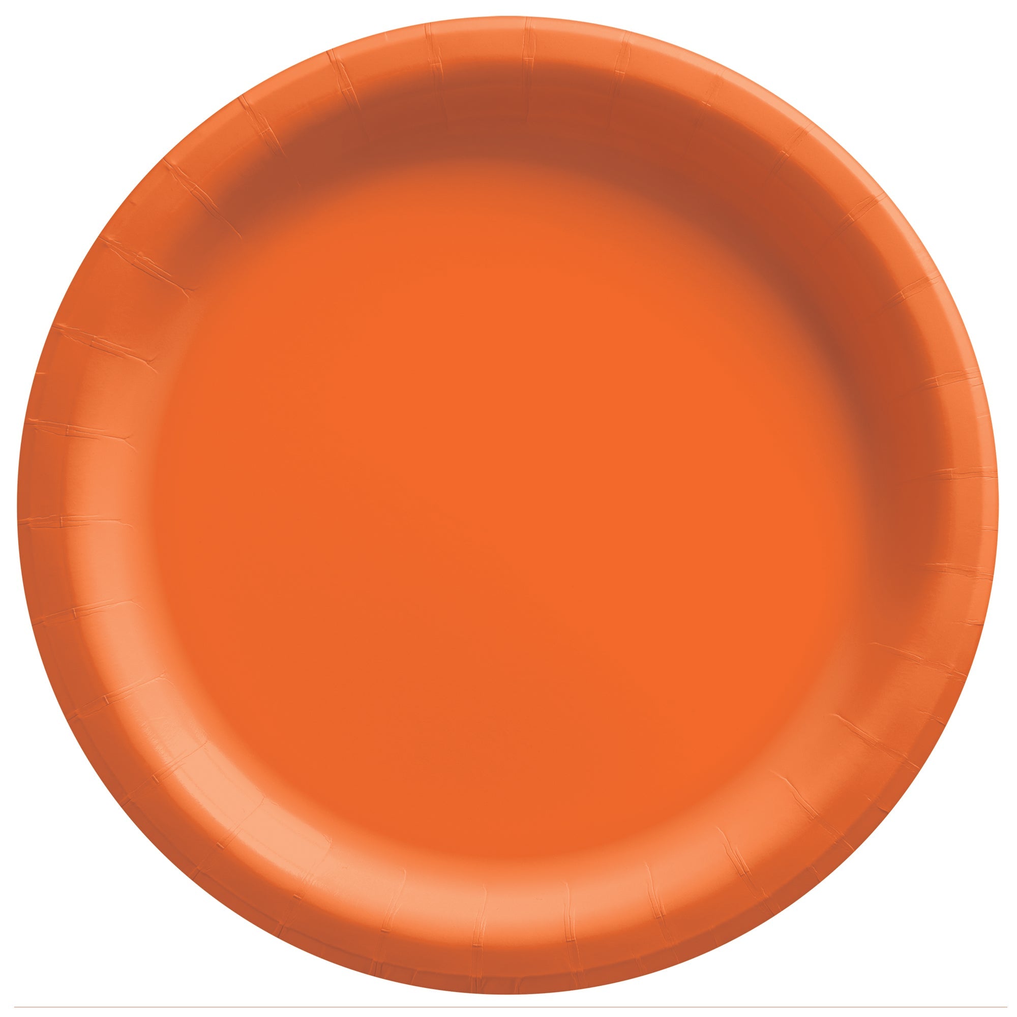 Round Paper Plates  Orange Peel  20 pcs  8.5in