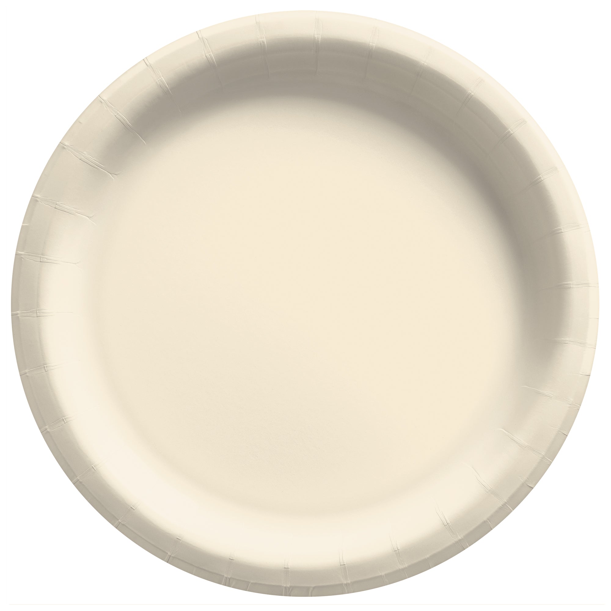 Round Paper Plates  Vanilla  20 pcs  8.5in