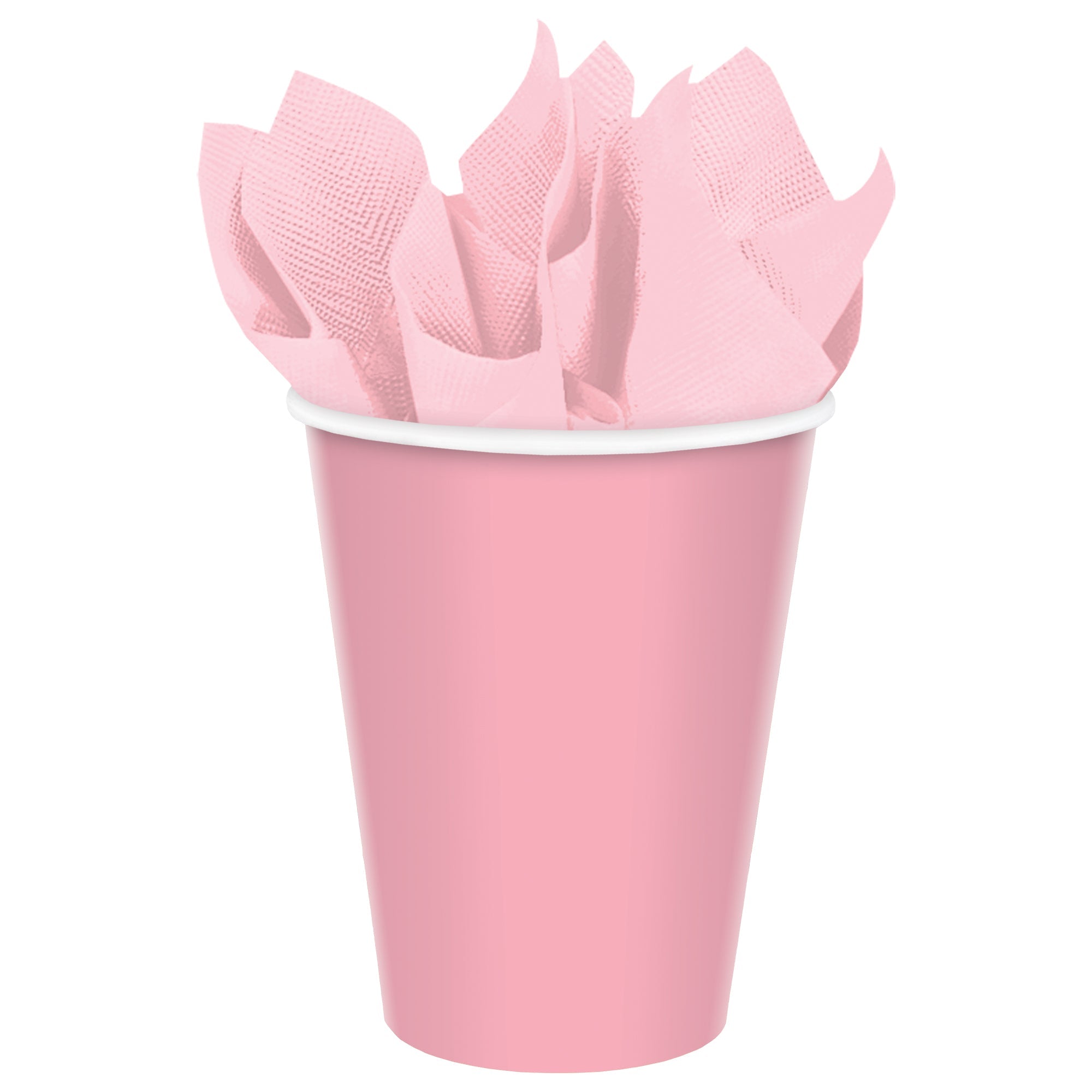 Paper Cups  New Pink  20 pcs  9oz