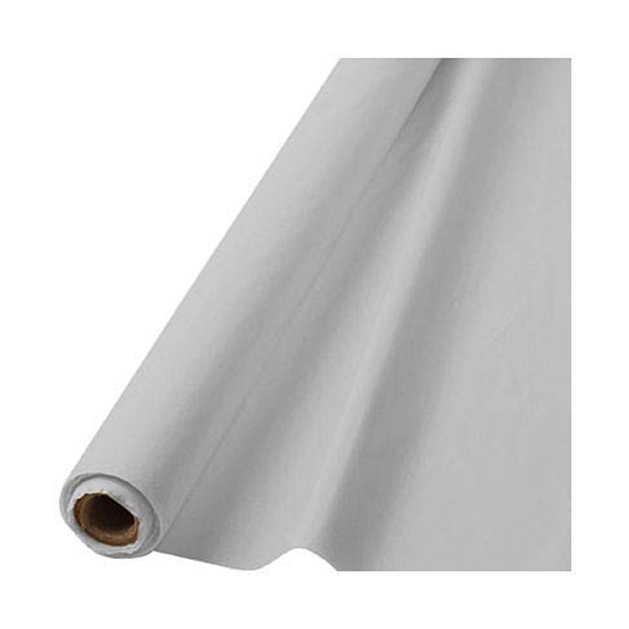 Plastic Table Roll  Silver  40inx100ft