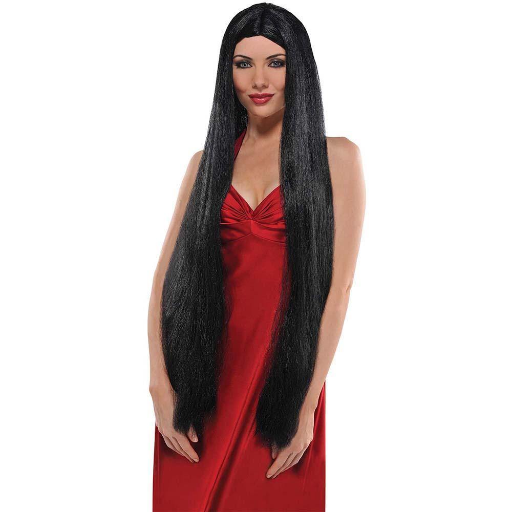 Witch Long Black Wig - Dollar Max Depot