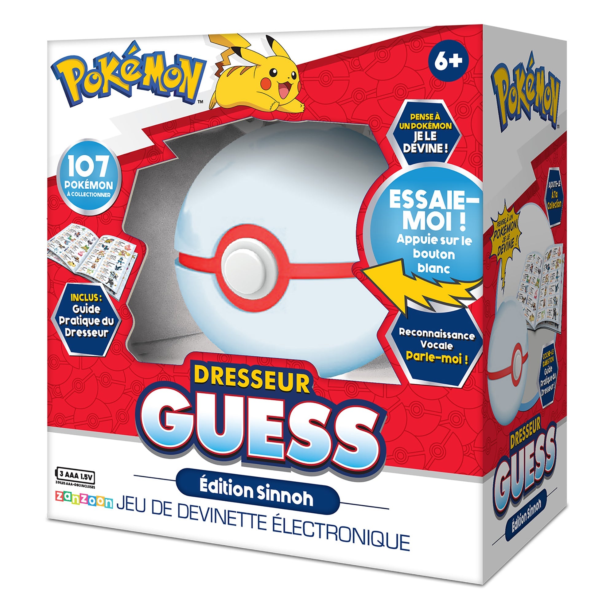 Pokémon Trainer Guess Sinnoh Edition French Version 6+