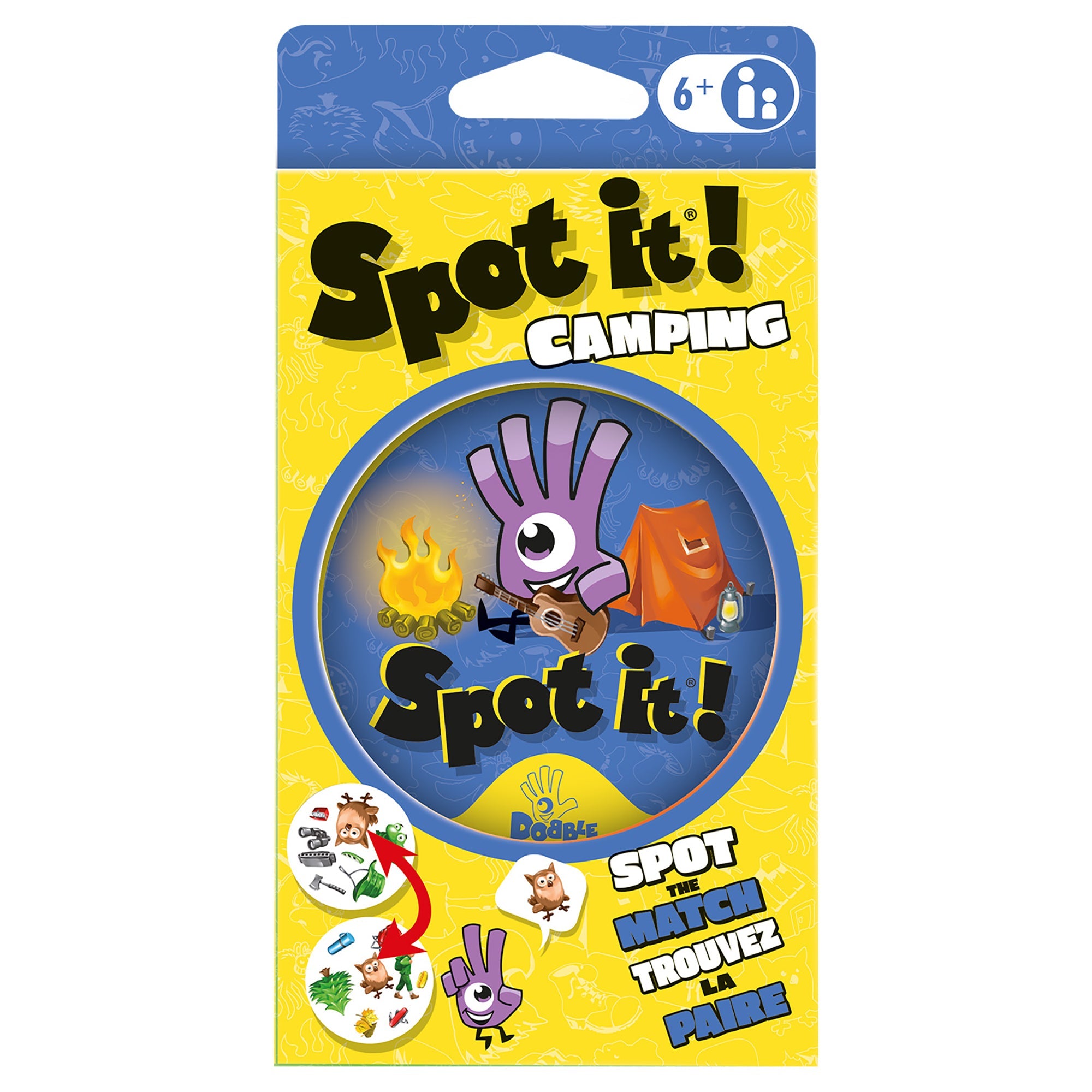 Dobble Game Spot it!  Camping - Multilingual 6+