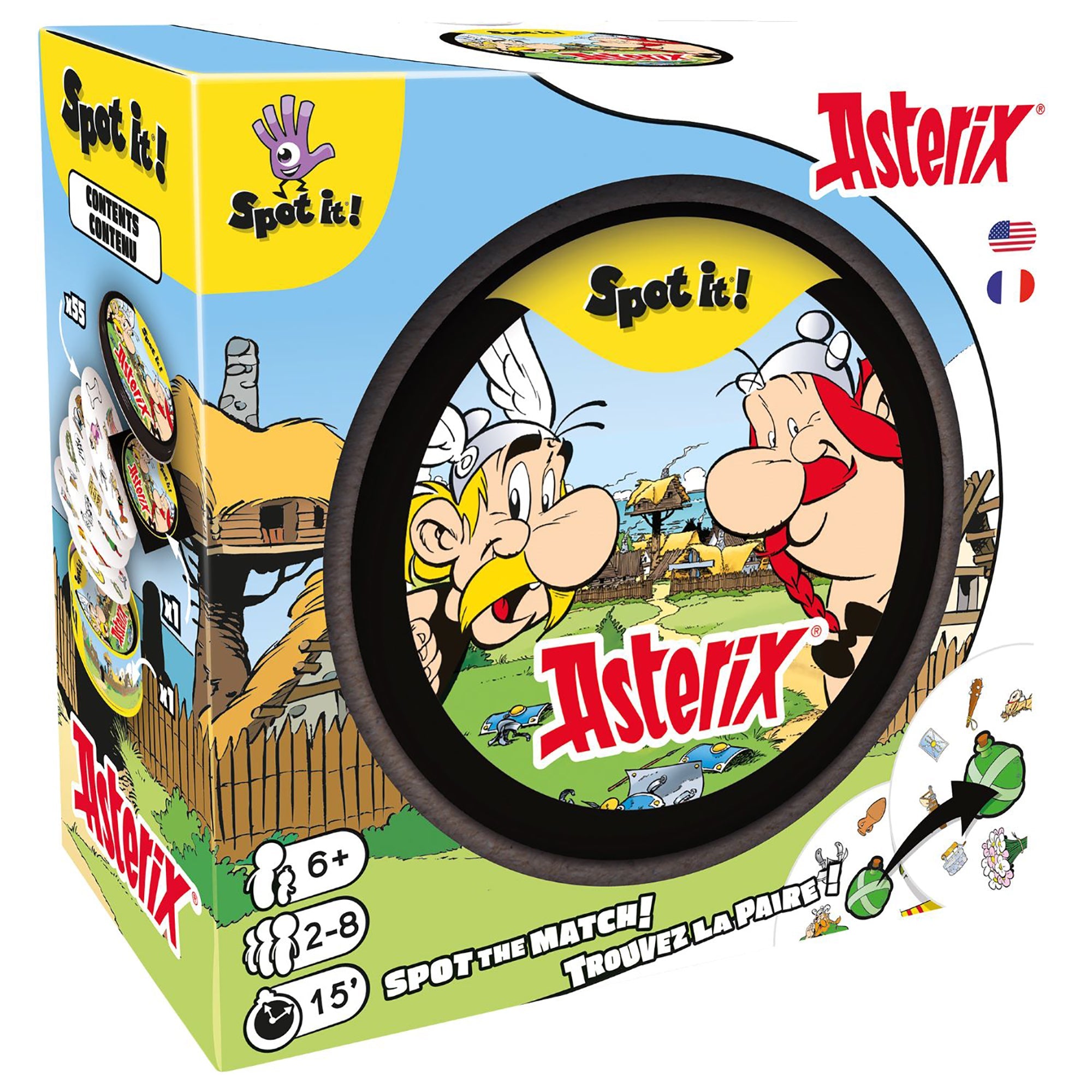 Dobble Game Spot it!  Astérix - Multilingual 6+