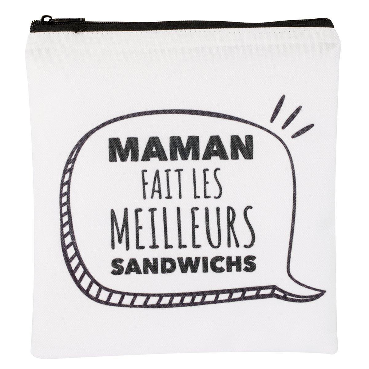 Reusable Sandwich Bag - Maman 8 x 8