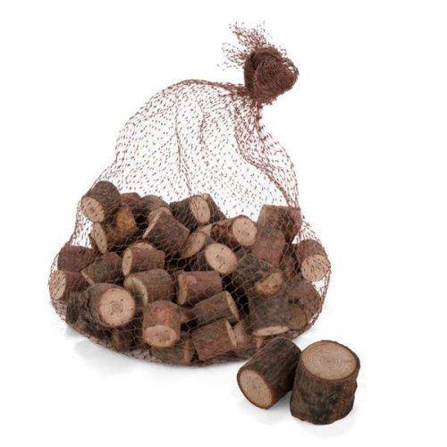 Bag Of Decorative Cut Dark Wood Pieces - Dollar Max Depot