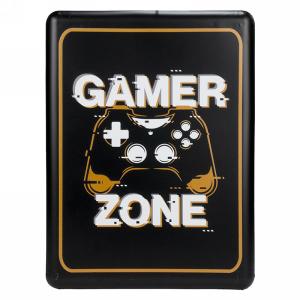 Wall Metal Plaque - Gamer Zone 15.75x12in