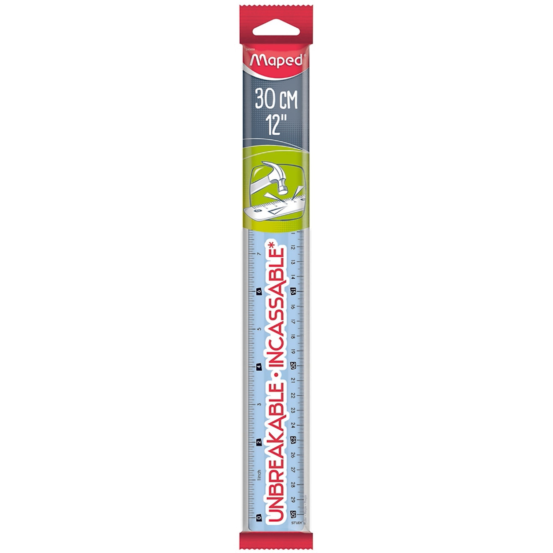 Maped Ruler Unbreakable 12in
