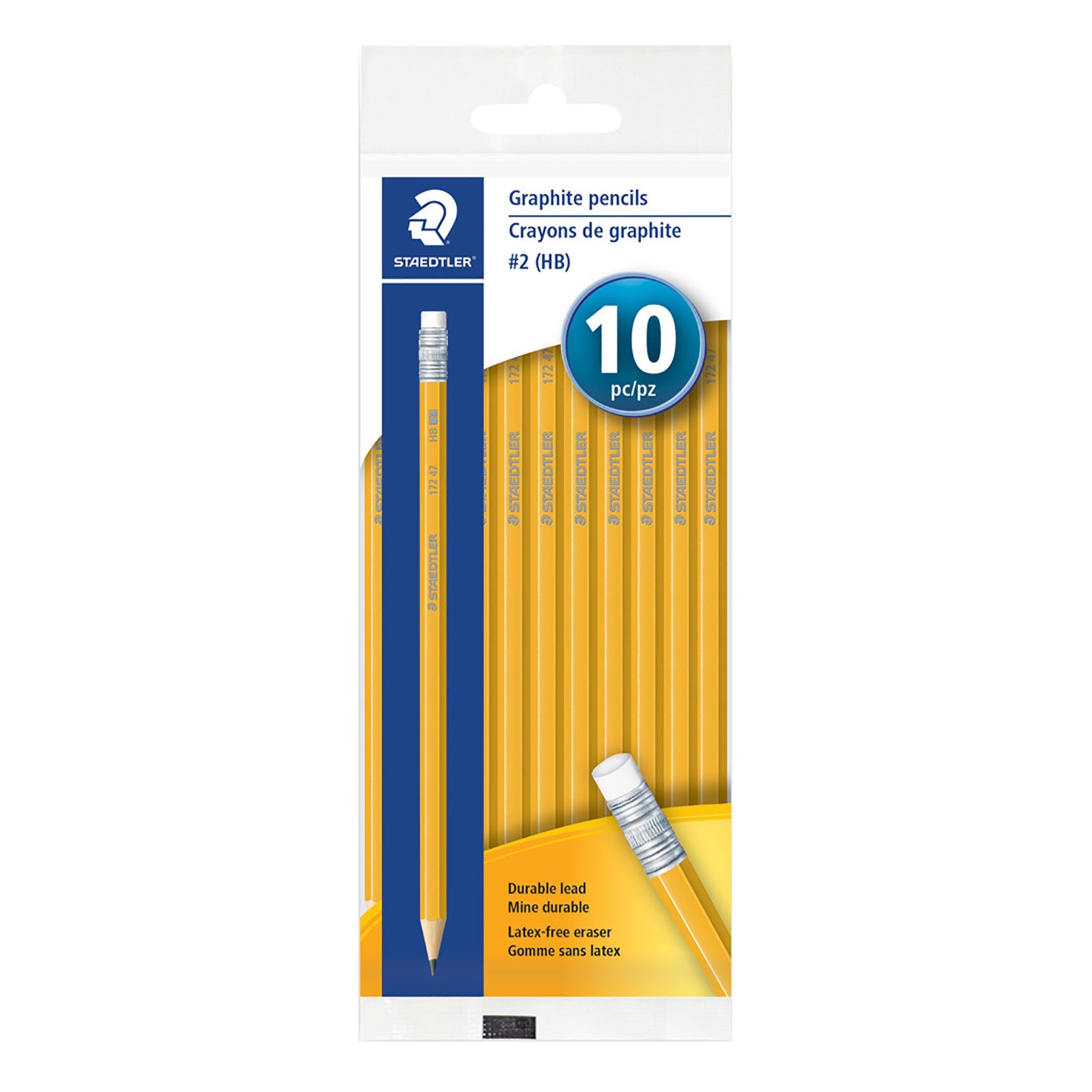 Staedtler 10 Graphite Pencils HB2 Yellow