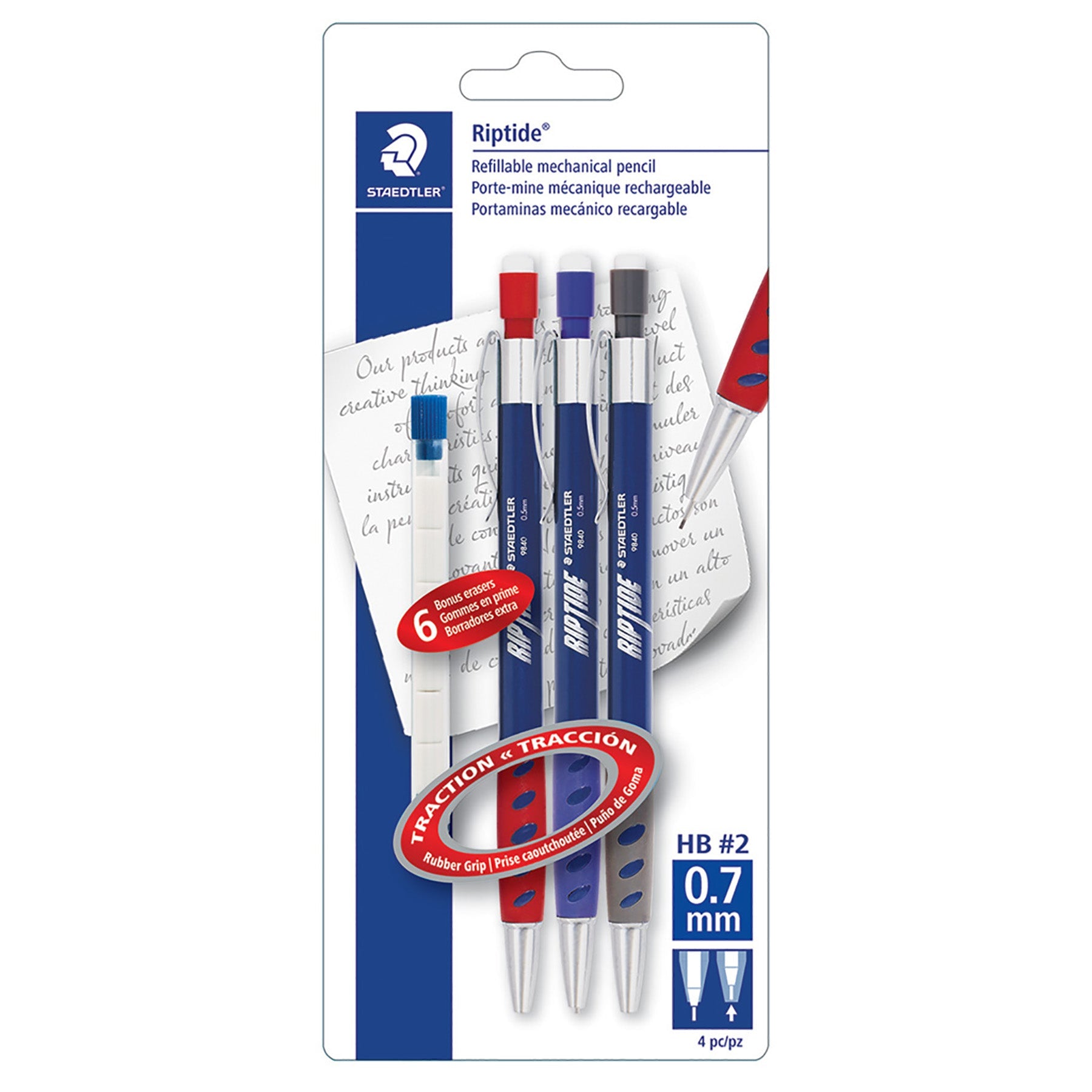 Staedtler Riptide 3 Mechanical Pencils Refillable 0.7mm